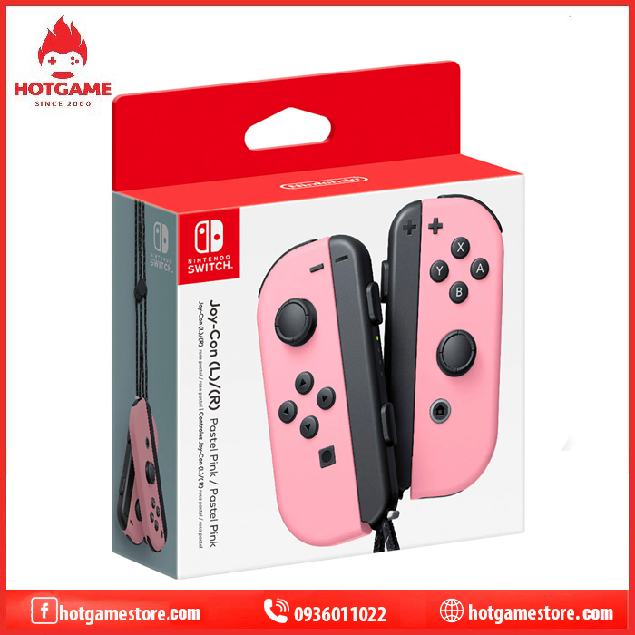 Tay cầm Joy-con Pastel Pink