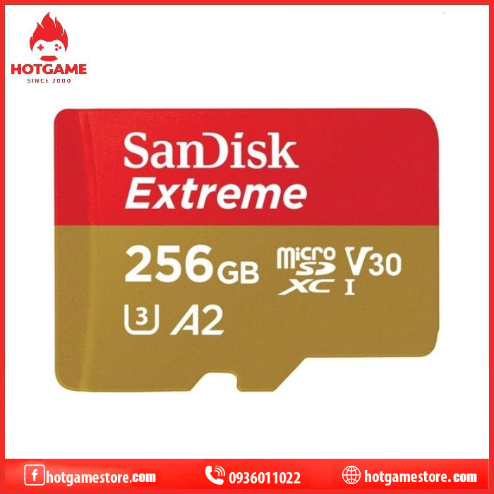 Thẻ Nhớ MicroSDXC SanDisk Extreme V30 A2 256GB 190MB/s