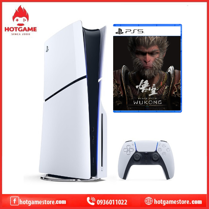 Máy PS5 Slim standard Sony Việt Nam kèm game Wukong