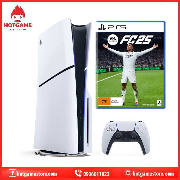 Máy Ps5 slim Standard Sony Việt Nam kèm game FC 25