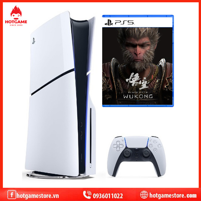 Máy PS5 Slim standard Sony Việt Nam kèm game Wukong