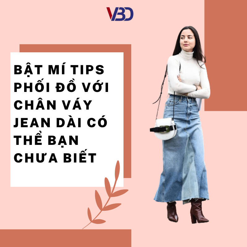 Chân Váy Jean Dài Lưng Cao Phong Cách Cổ Điển | Shopee Việt Nam