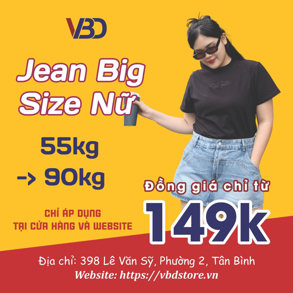 Giới thiệu về shop chuyên bán váy jean và quần jean big size cho nữ VBD Store