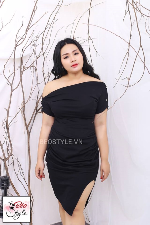 Váy đầm big size đẹp màu trung tính như đen, ghi rất được lòng chị em
