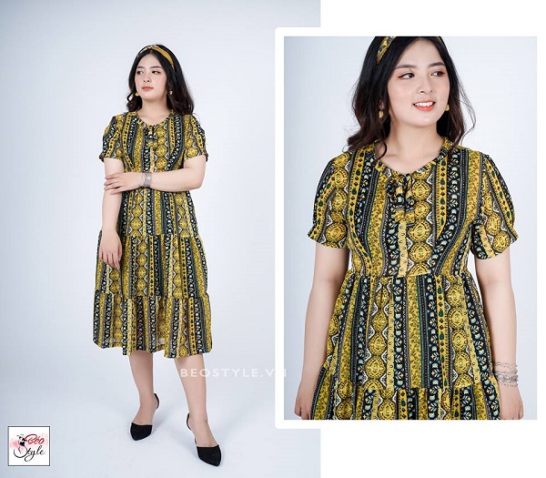 Các nàng mập mạp an tâm mặc váy đầm big size đẹp giá rẻ tại beostyle.vn