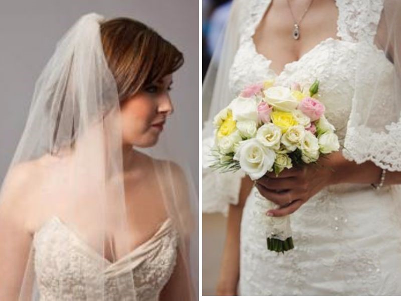 váy cưới có khả năng che đi cánh tay to