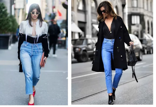 Phối áo khoác blazer với quần ống rộng