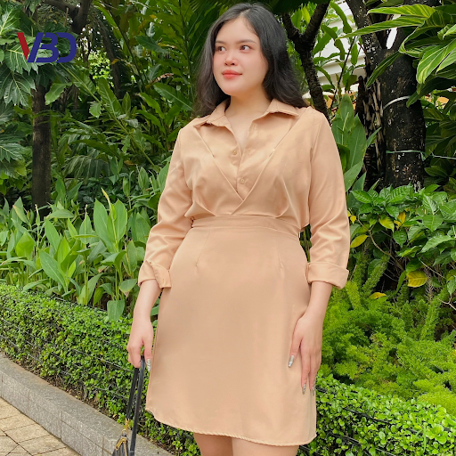 Đầm sơ mi A-line