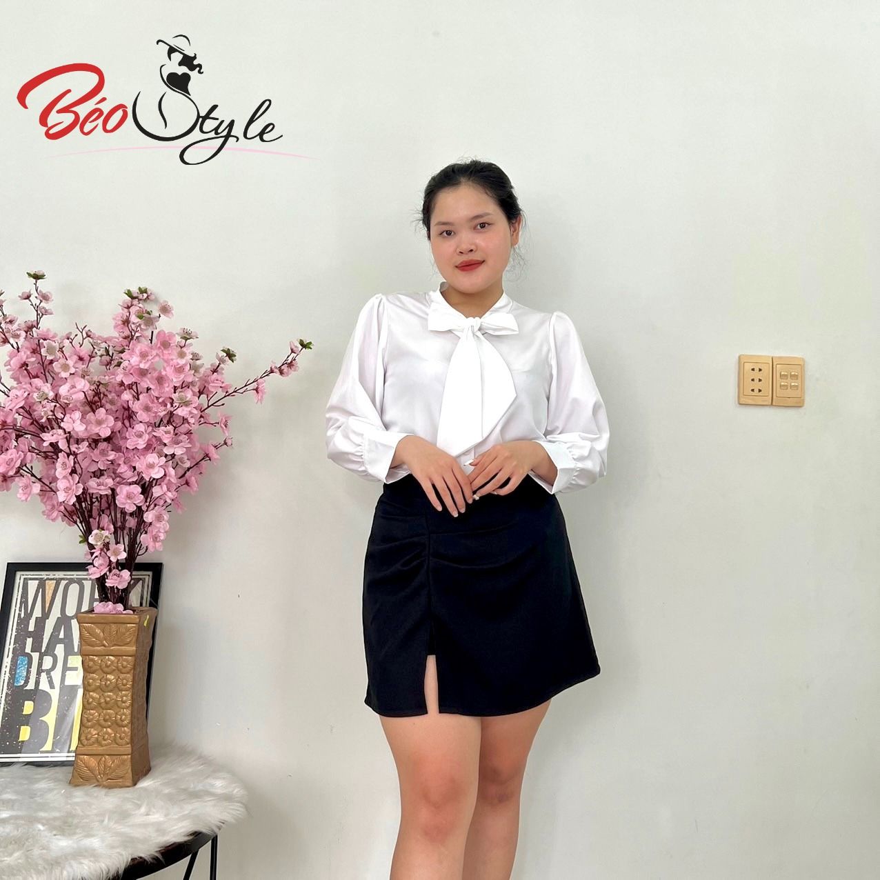 Xiaozhainv Chân Váy Chữ A Xẻ Tà Bất Đối Xứng Cạp Cao Cho Nữ Hàn Quốc -  MixASale