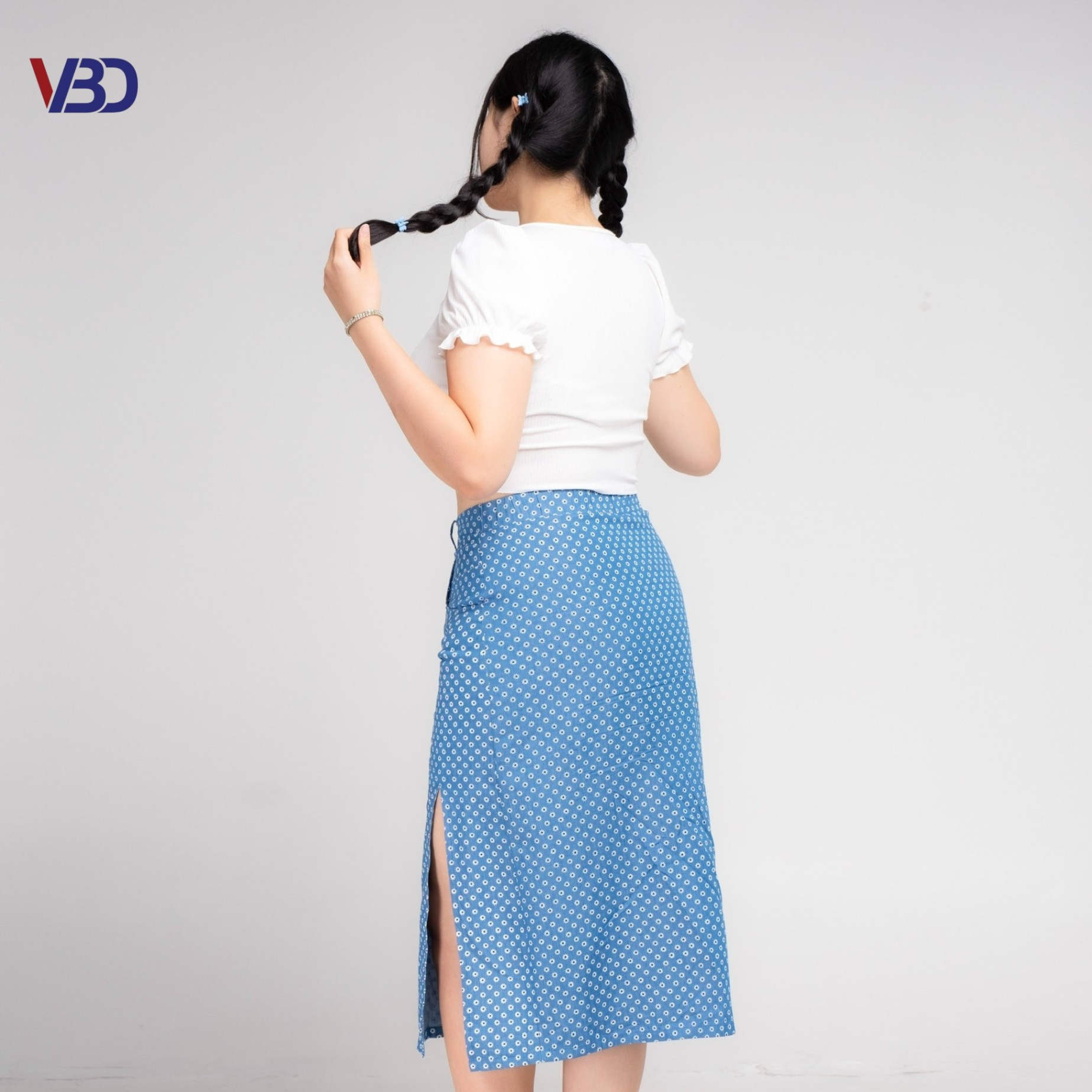 Chân Váy Đuôi Cá Dài Họa Tiết Chấm Bi Lưng Cao Thời Trang Mùa Hè Dành Cho  Nữ N276 | Shopee Việt Nam