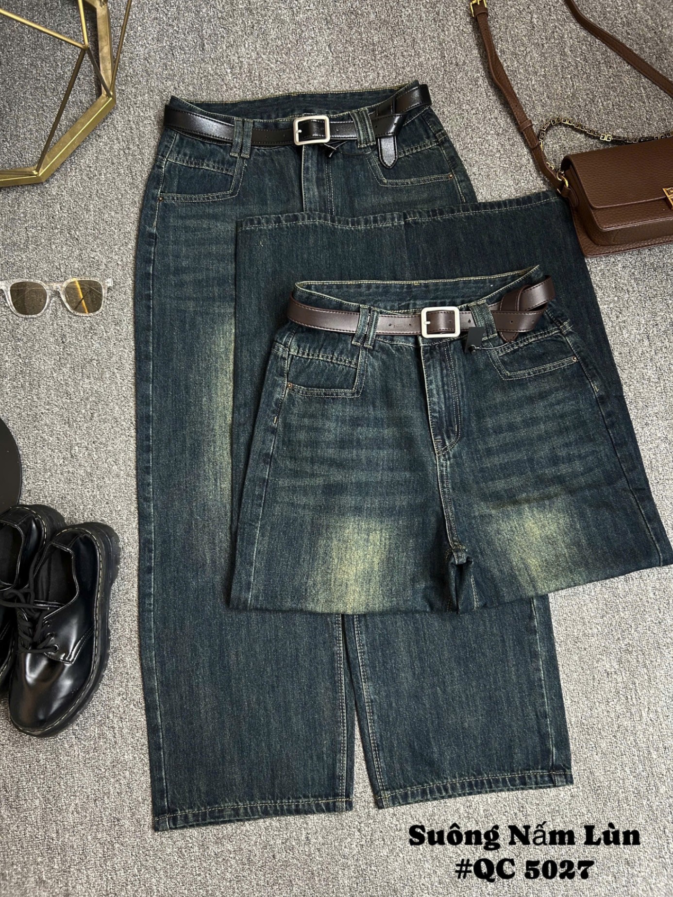 BIGSIZE- Quần jean sông 97cm T-QJ5027 dành cho nàng béo