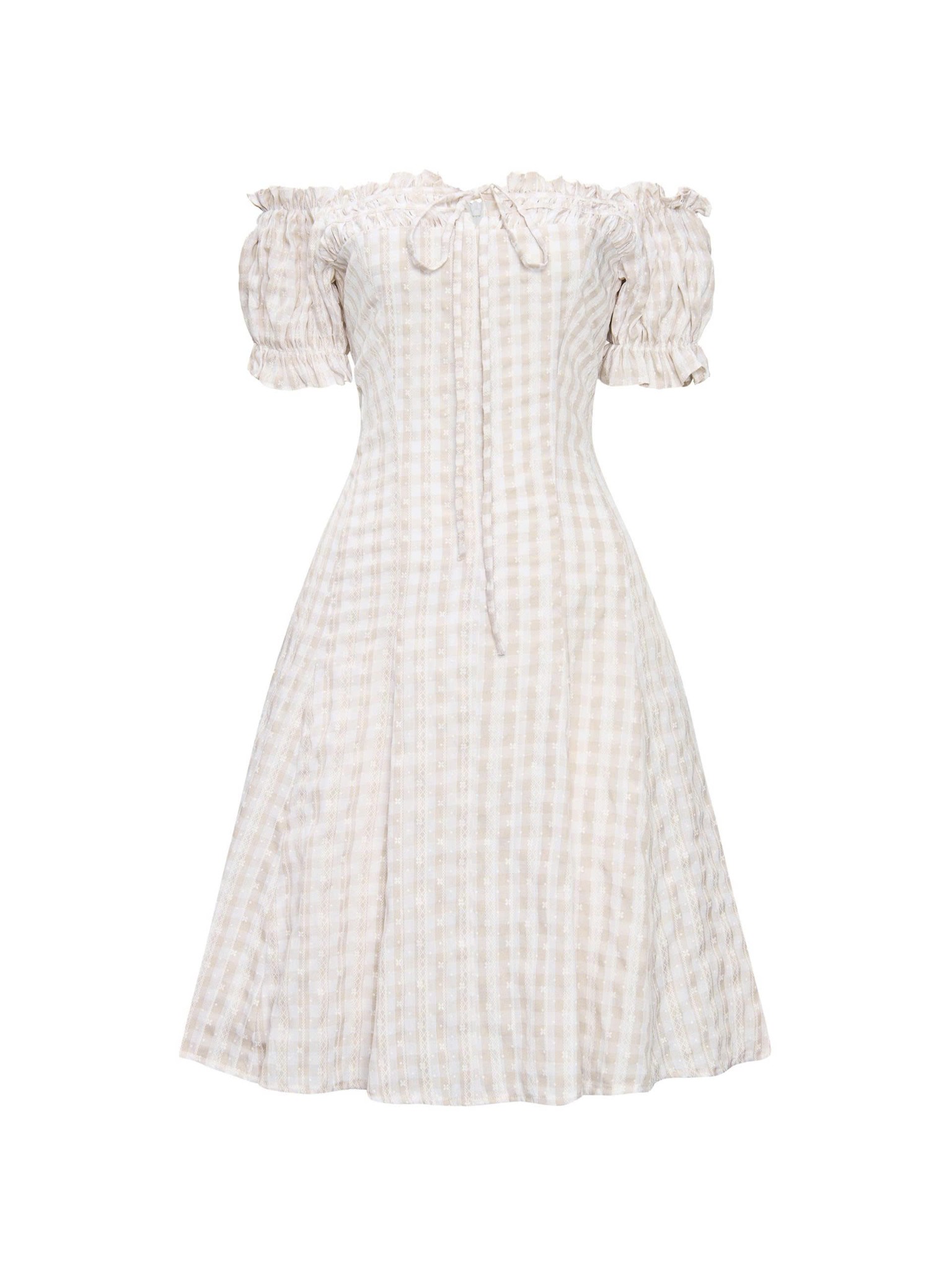 BIGSIZE-Đầm dáng A xòe nhẹ V-DA189