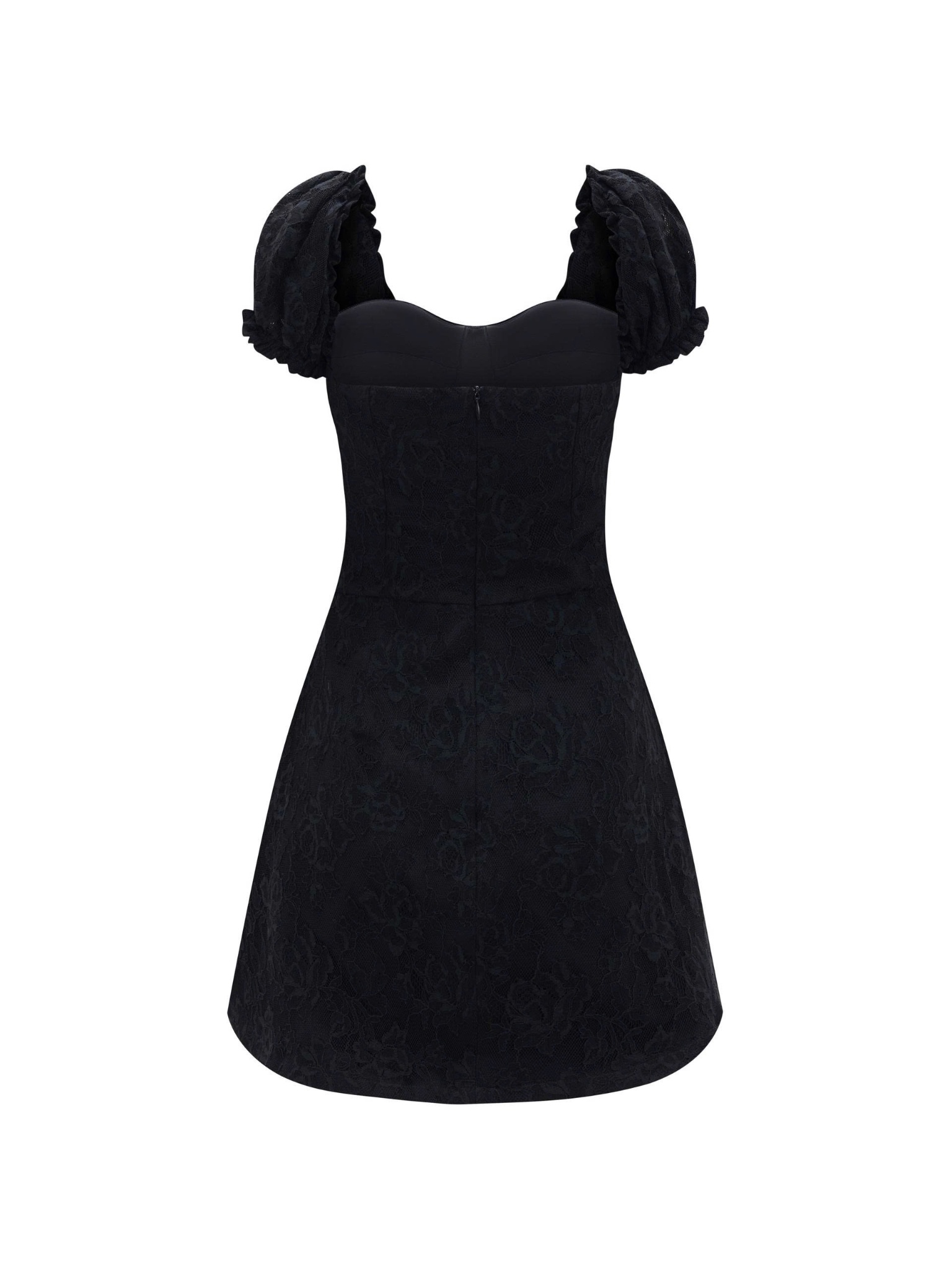 BIGSIZE- Đầm dáng A ren 2 lớp V-DA186