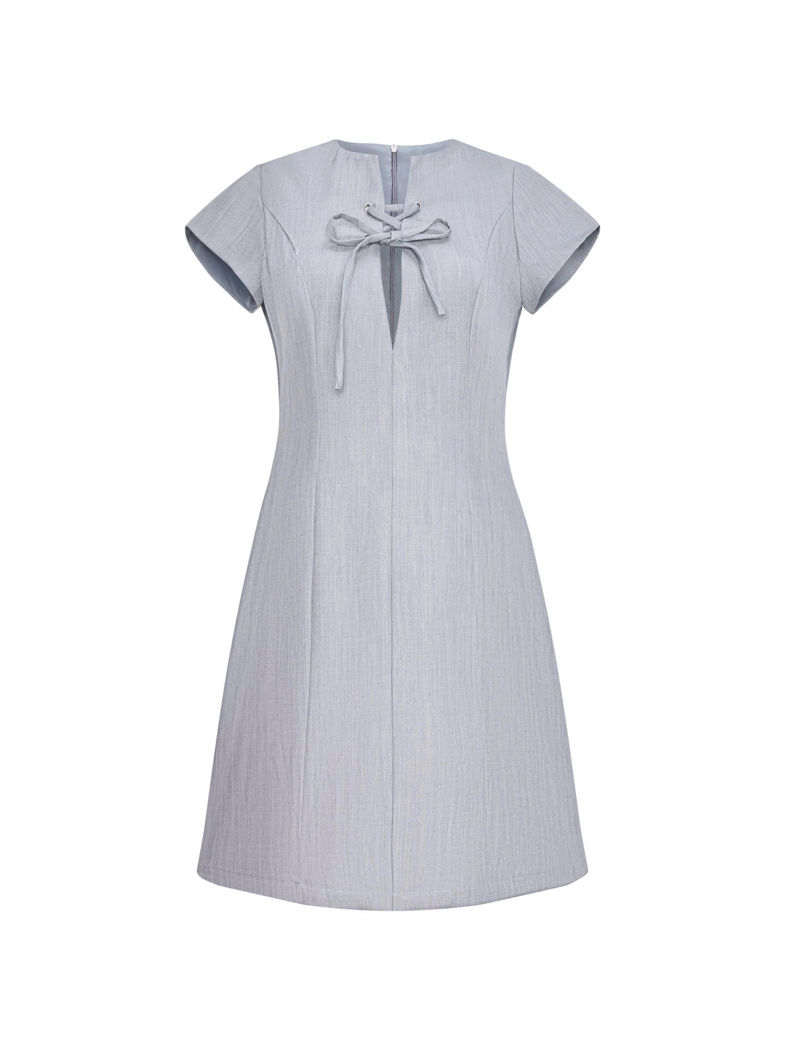 BIGSIZE -Đầm dáng A phối khoen ngực V-DA188