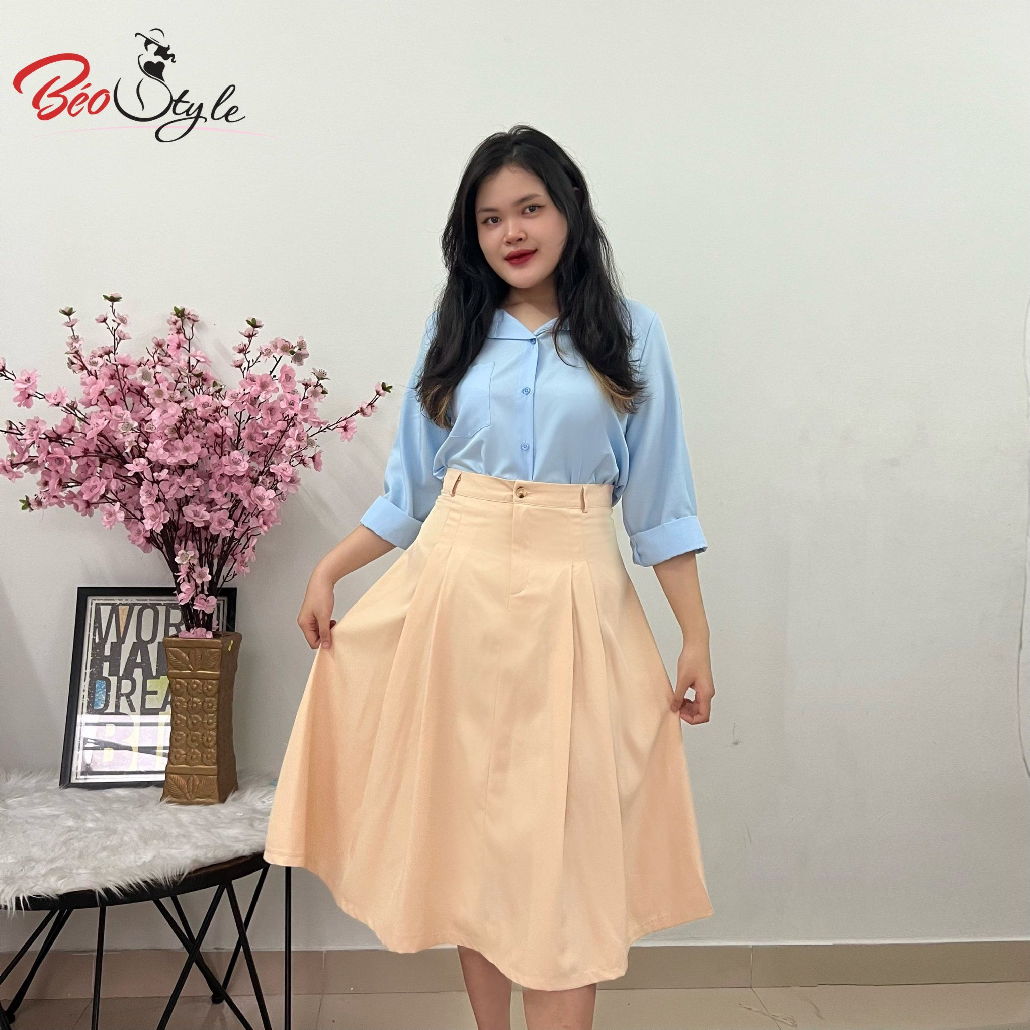Váy Công Sở Xếp Ly Cổ Vest ALICE V713, Thiết Kế Tôn Dáng Váy Xếp Ly Sang  Xịn Mịn - Freeship Alice Official Store | VTC Pay