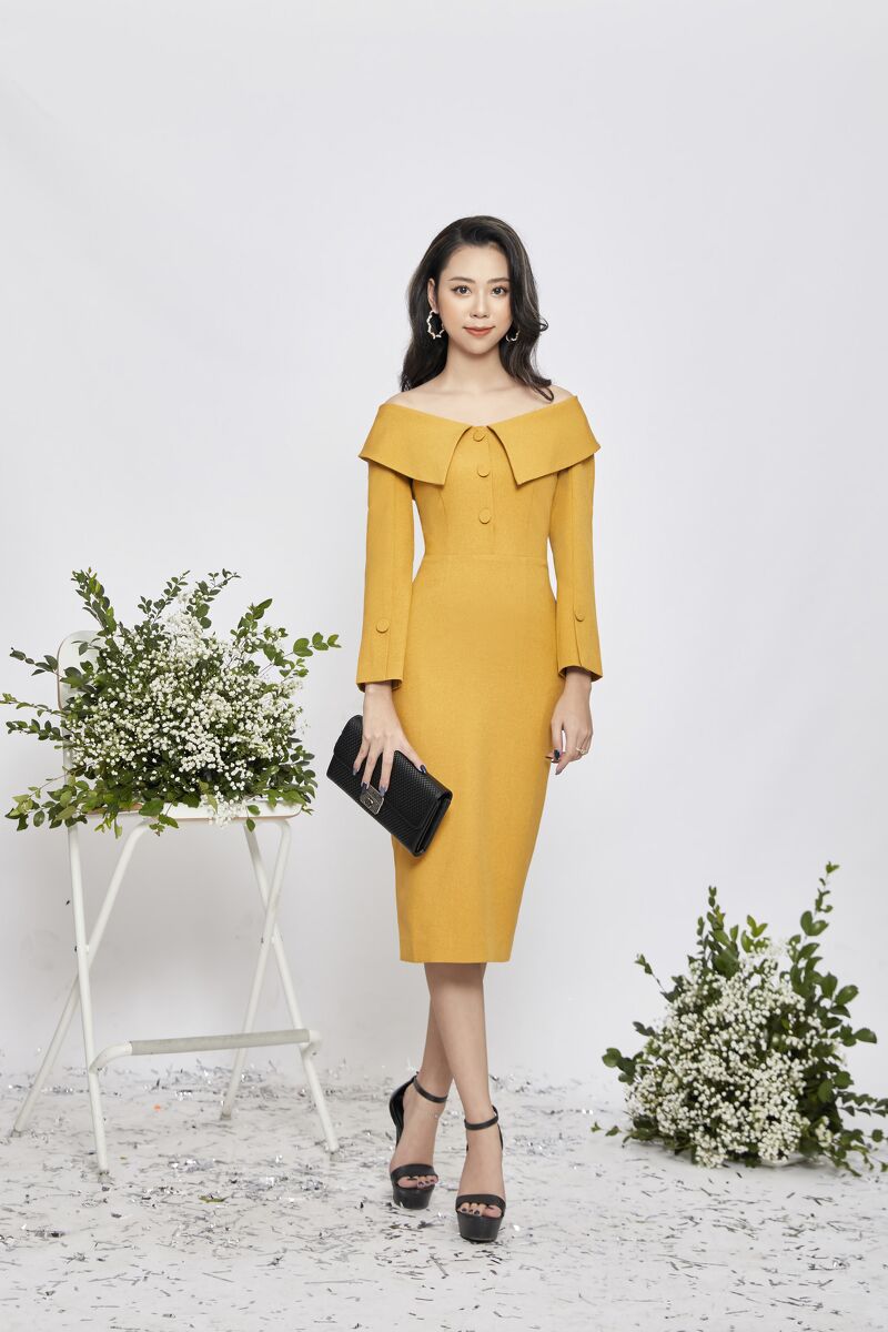 Đầm liền nữ 9LF6816026-