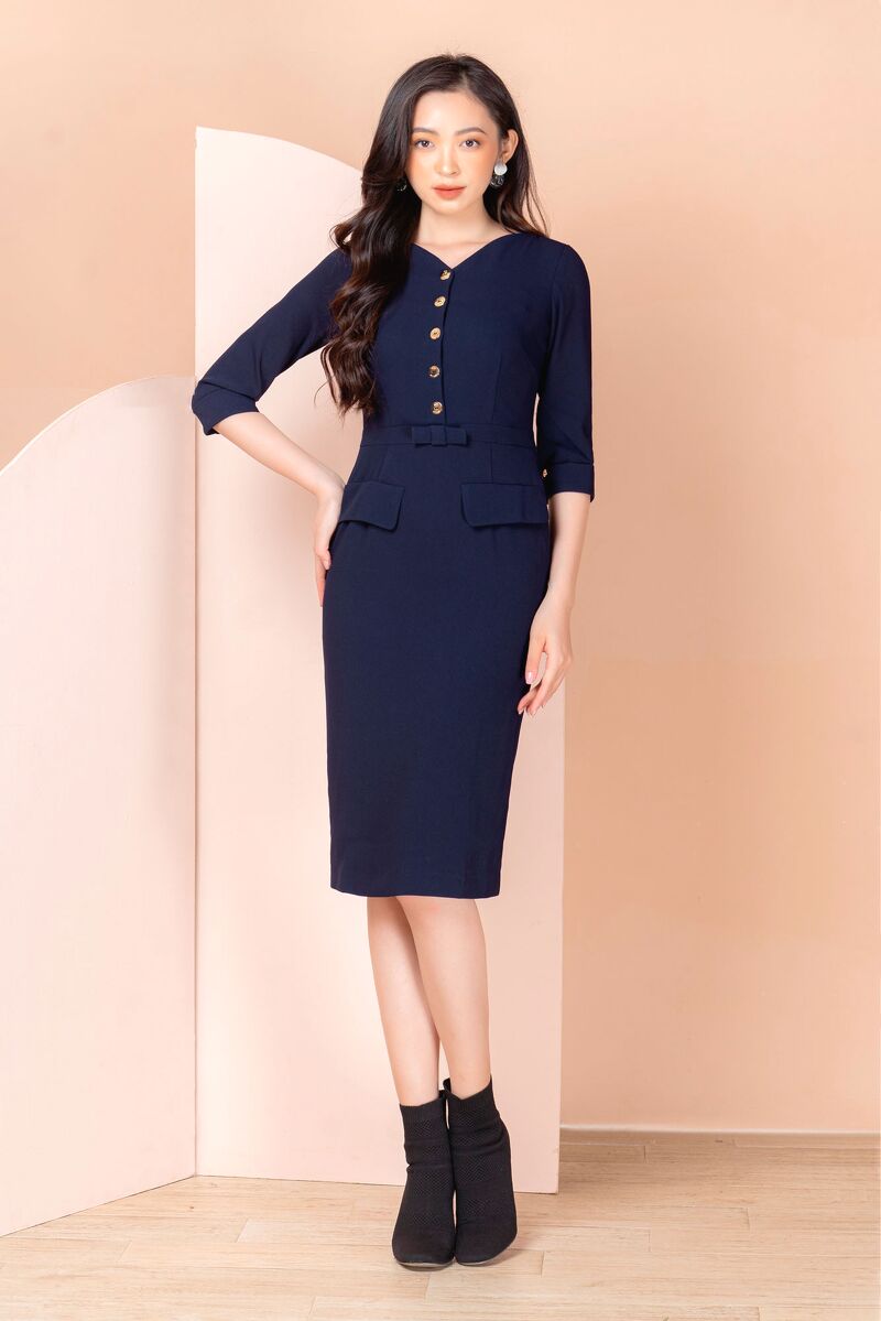 Đầm liền nữ 9LF6898002-