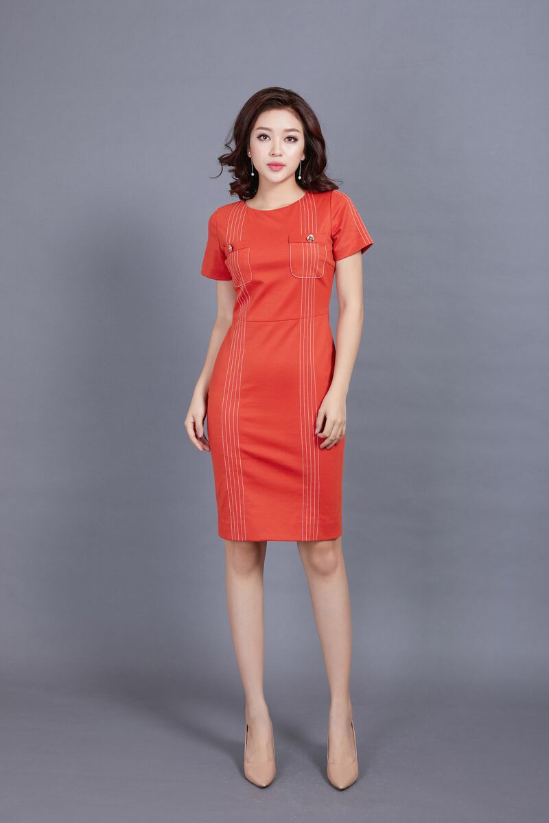 Đầm liền nữ 7LF6892042-