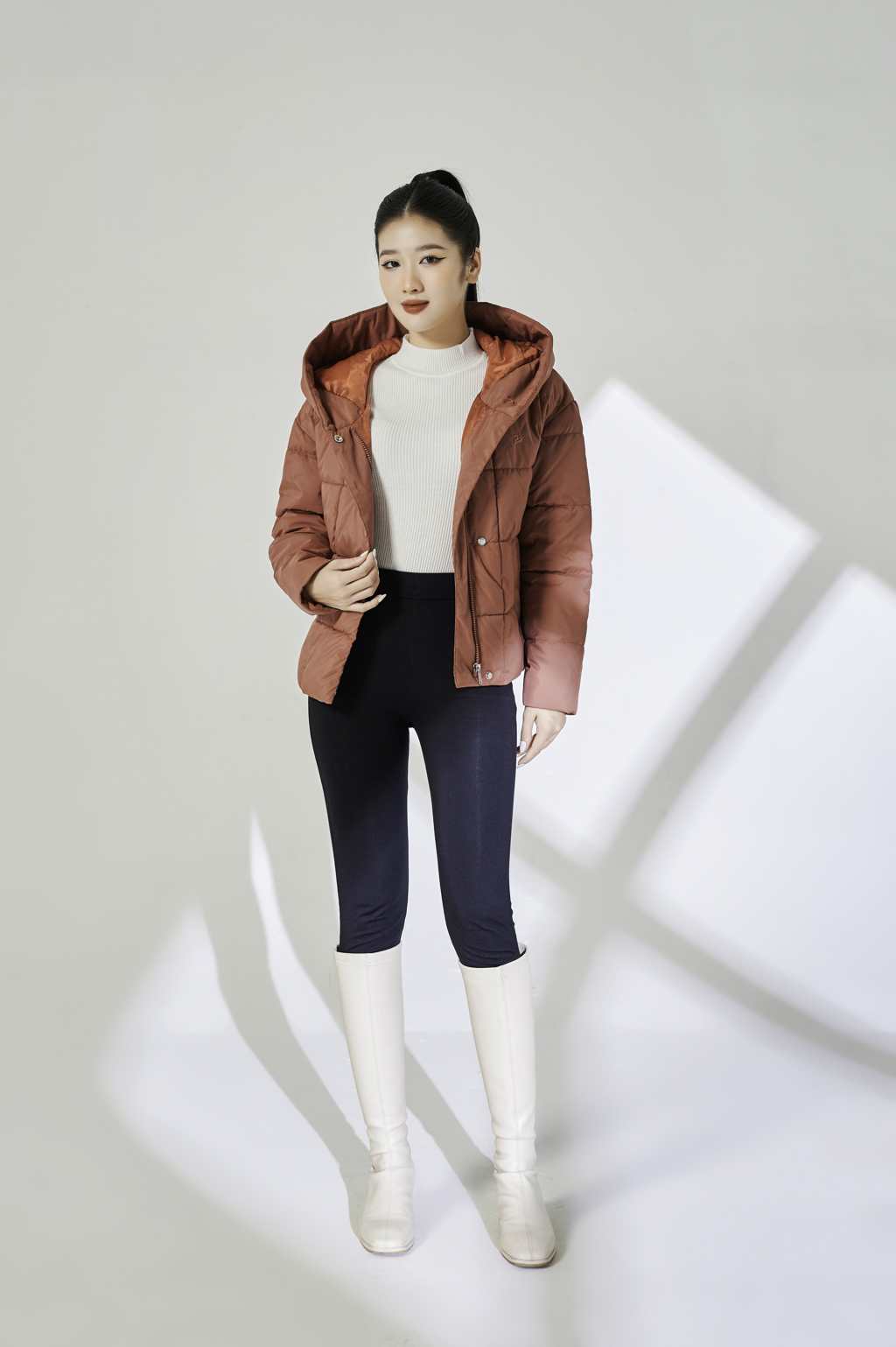 Áo Jacket 3L dáng ngắn nữ 2180JW021 /FY2201