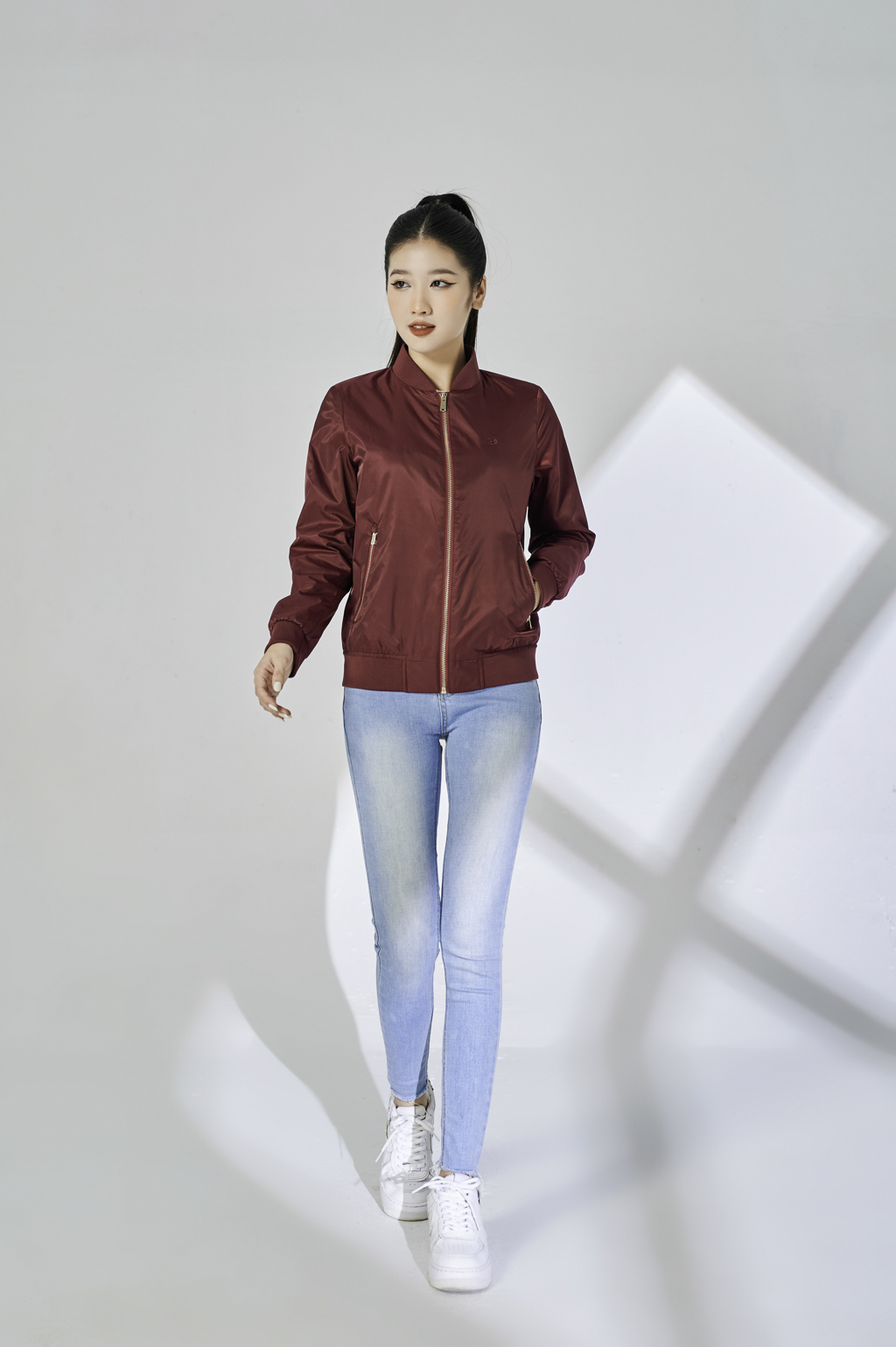 Áo Jacket 2L dáng ngắn nữ 228JW015 /FY2201