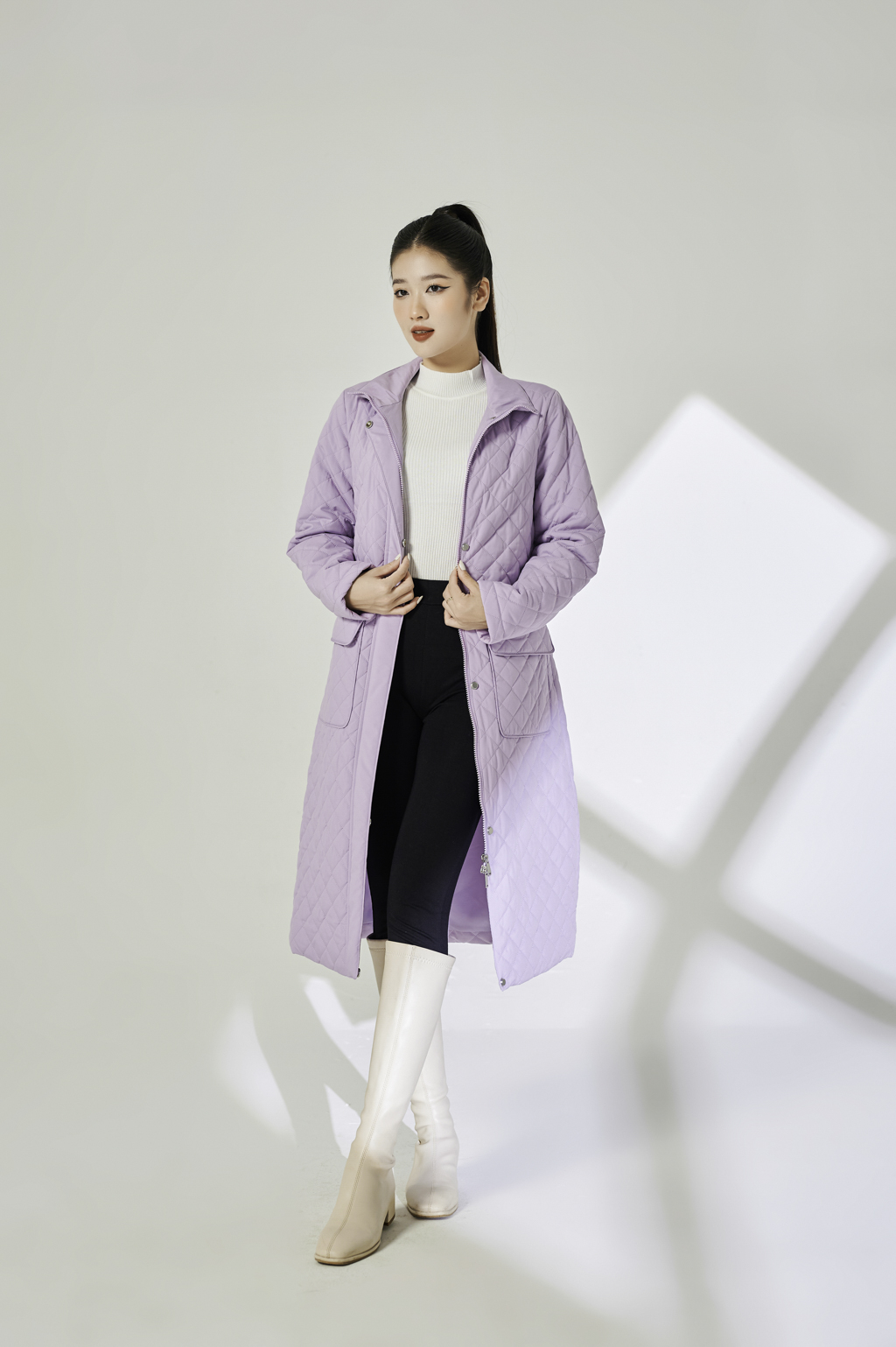 Áo Jacket 3L dáng dài nữ 228JW002 /FY2202