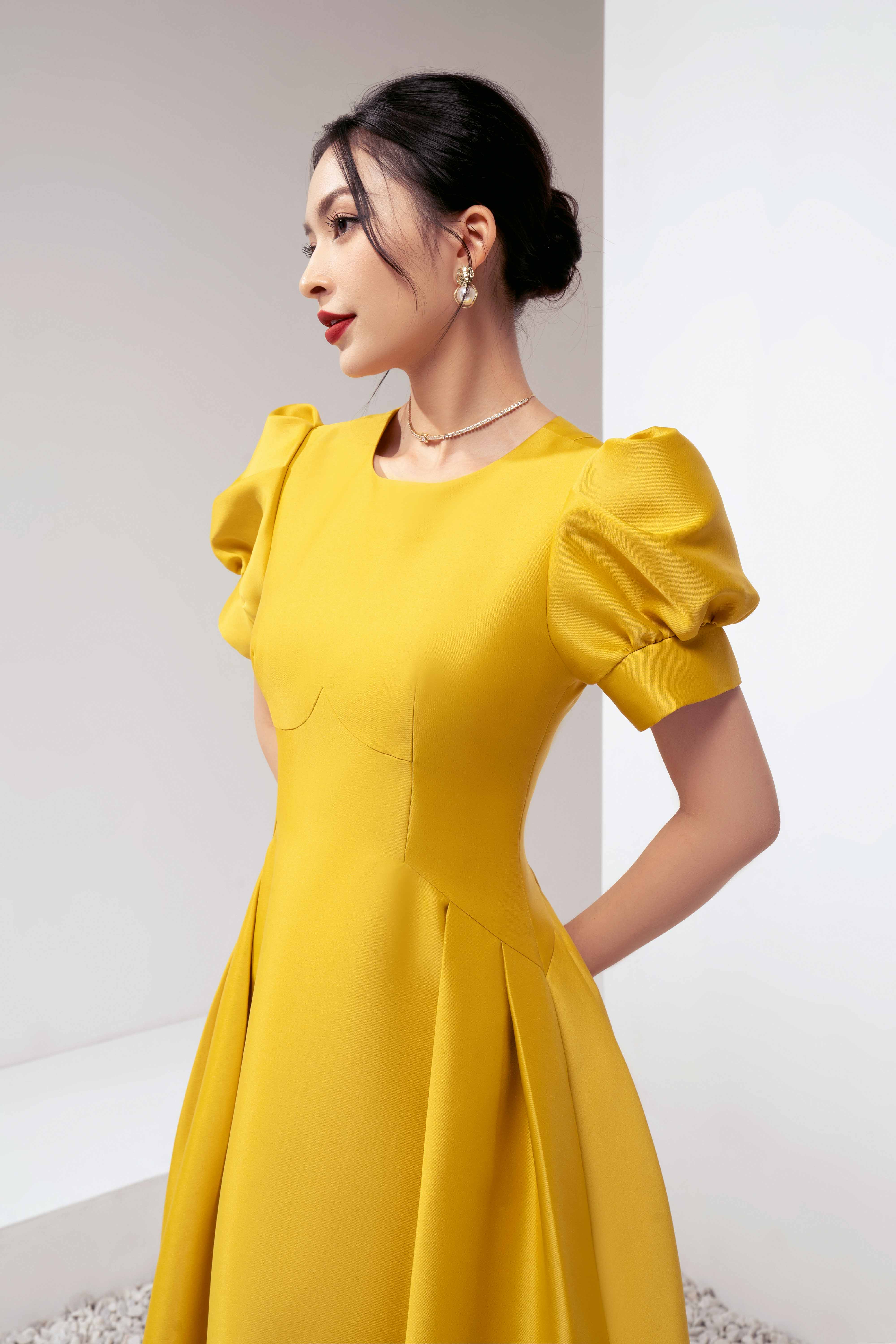 Đầm SPEARL| PARTY DRESS dự tiệc sang trọng dáng xòe 22LF3B6896348