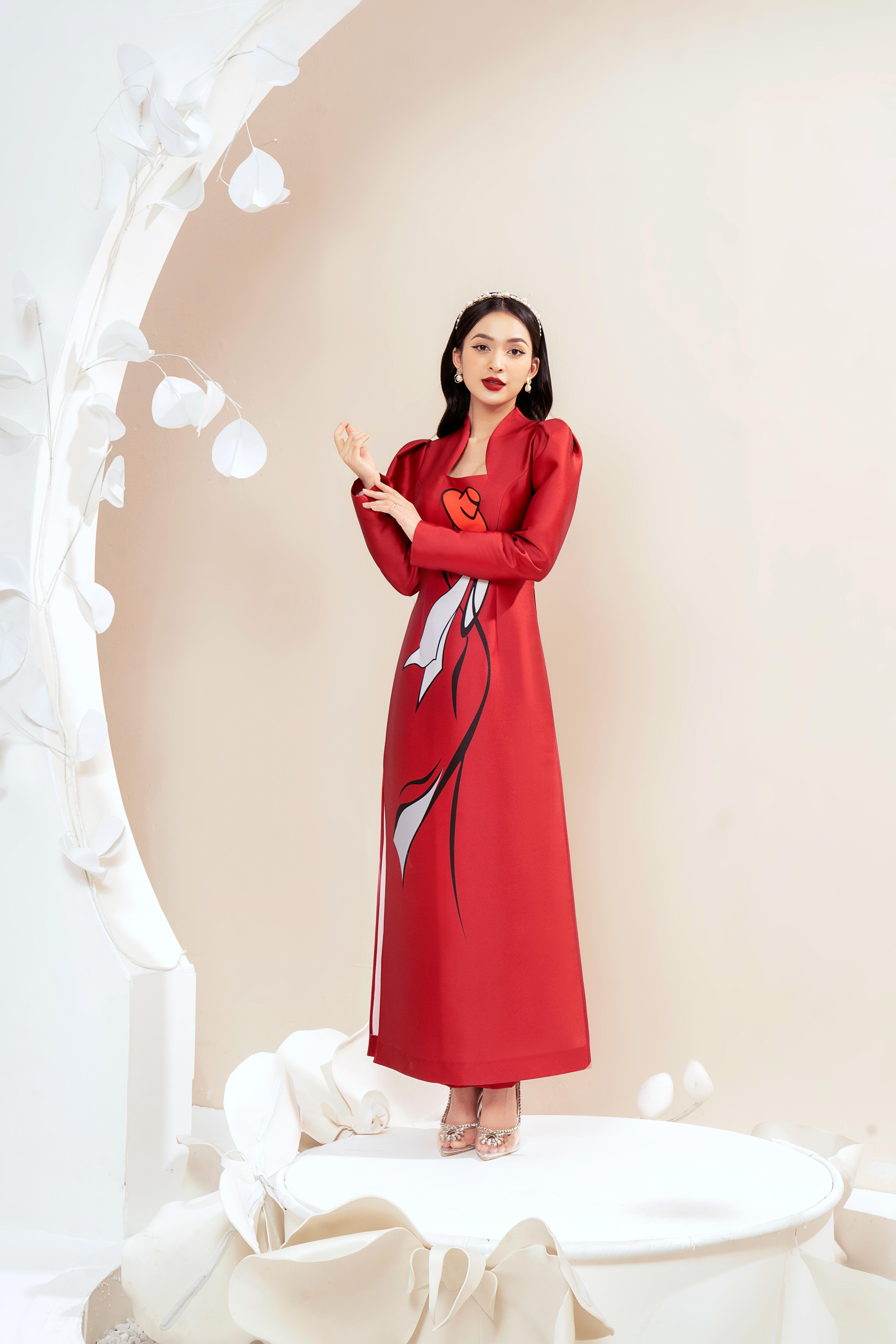 Áo dài nữ 22LF3C6816341/SP2215