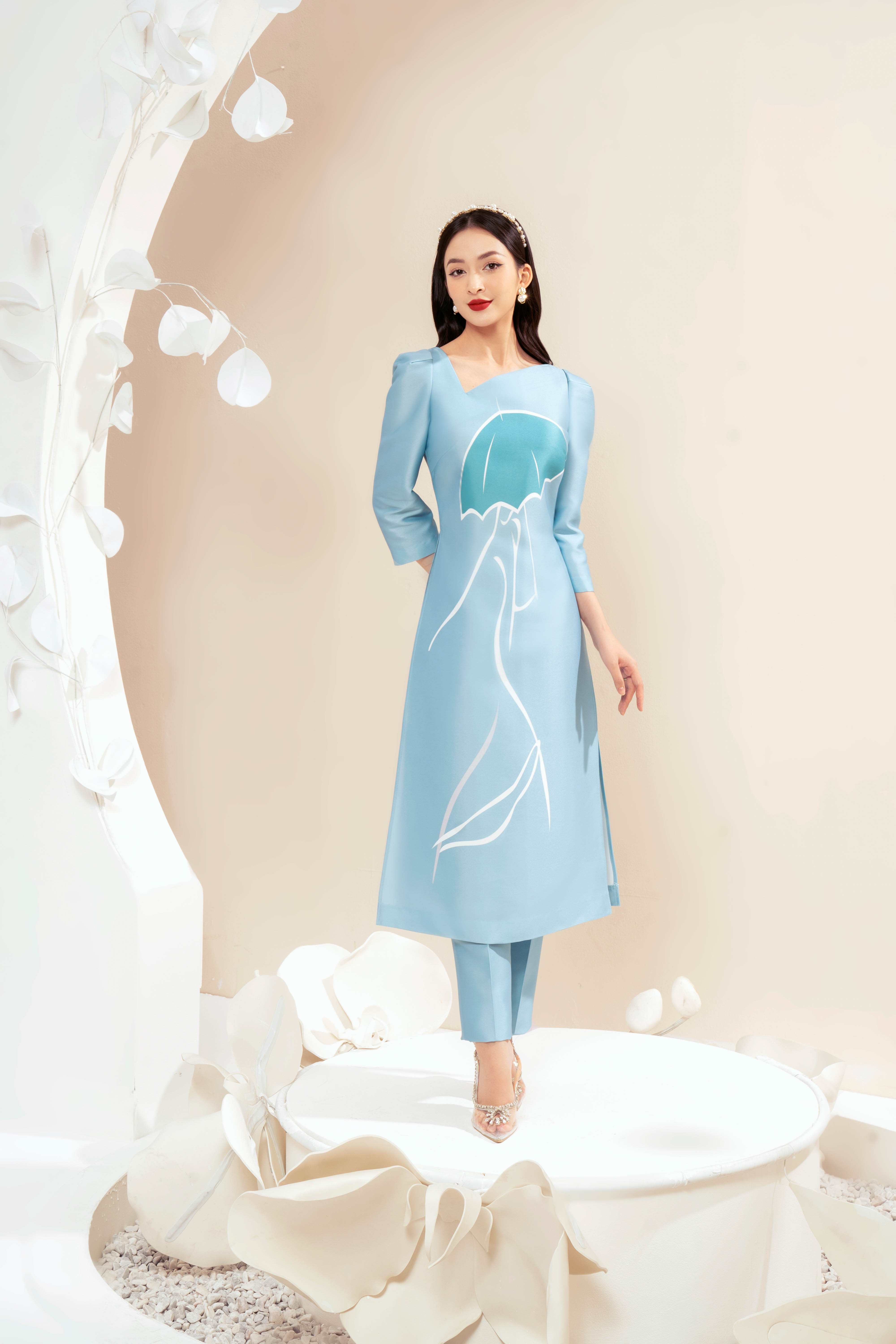 Áo dài nữ 22LF3B6816345/SP2215