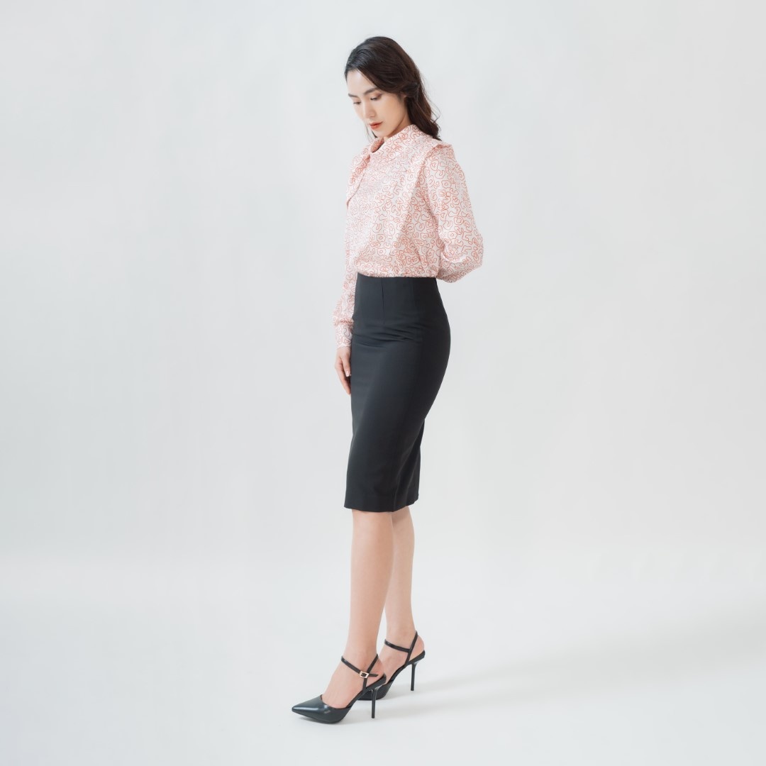 Chân váy nữ công sở S.PEARL dáng bút chì 9MF6812004