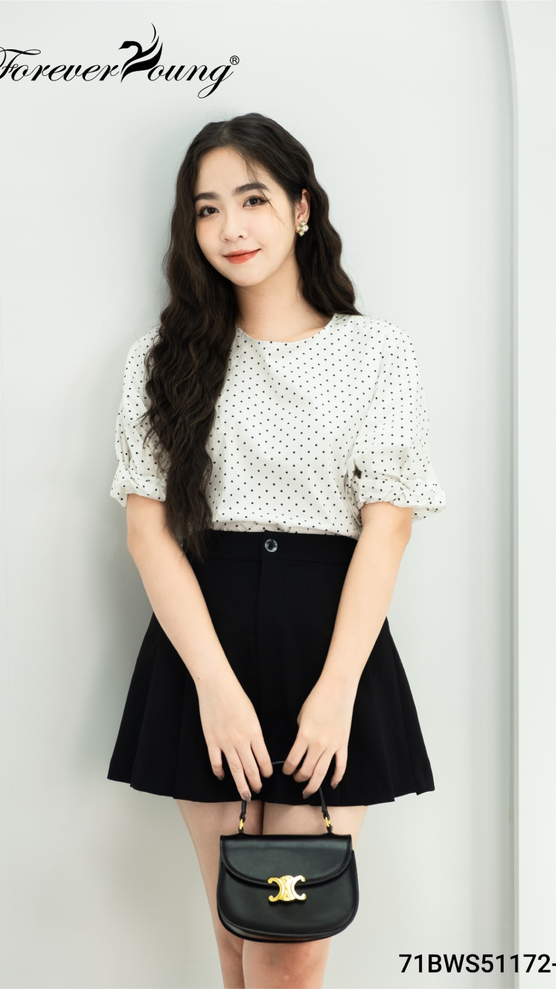 Áo sơ mi nữ ngắn tay 71BWS51172-