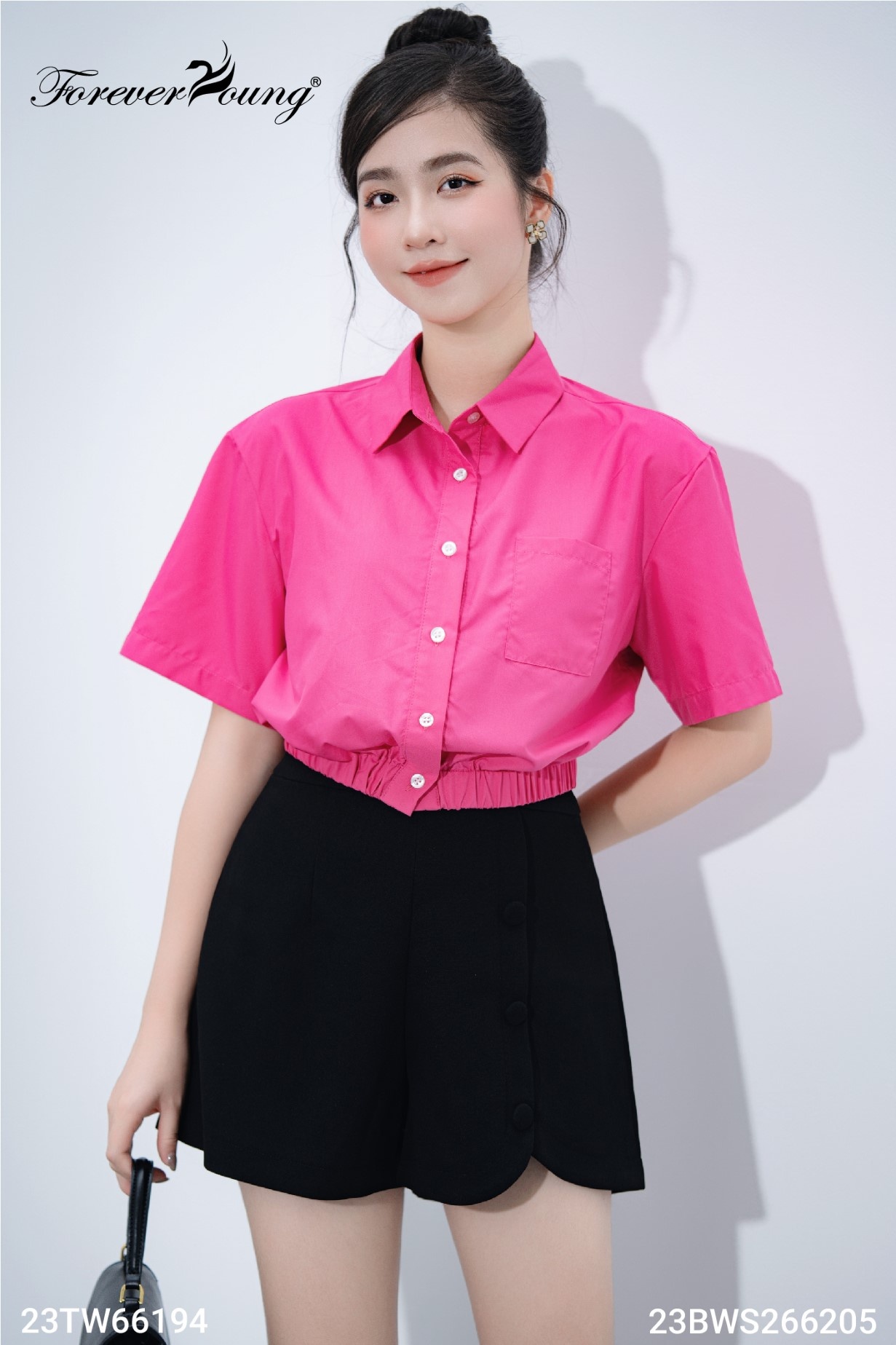FOREVER YOUNG-H23-Quần short nữ 2  S-XL              TP:100% Polyester