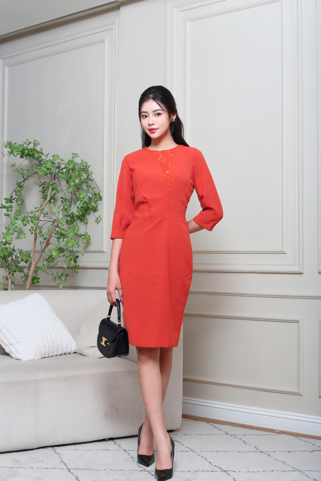 Đầm liền nữ 7LF6882025-