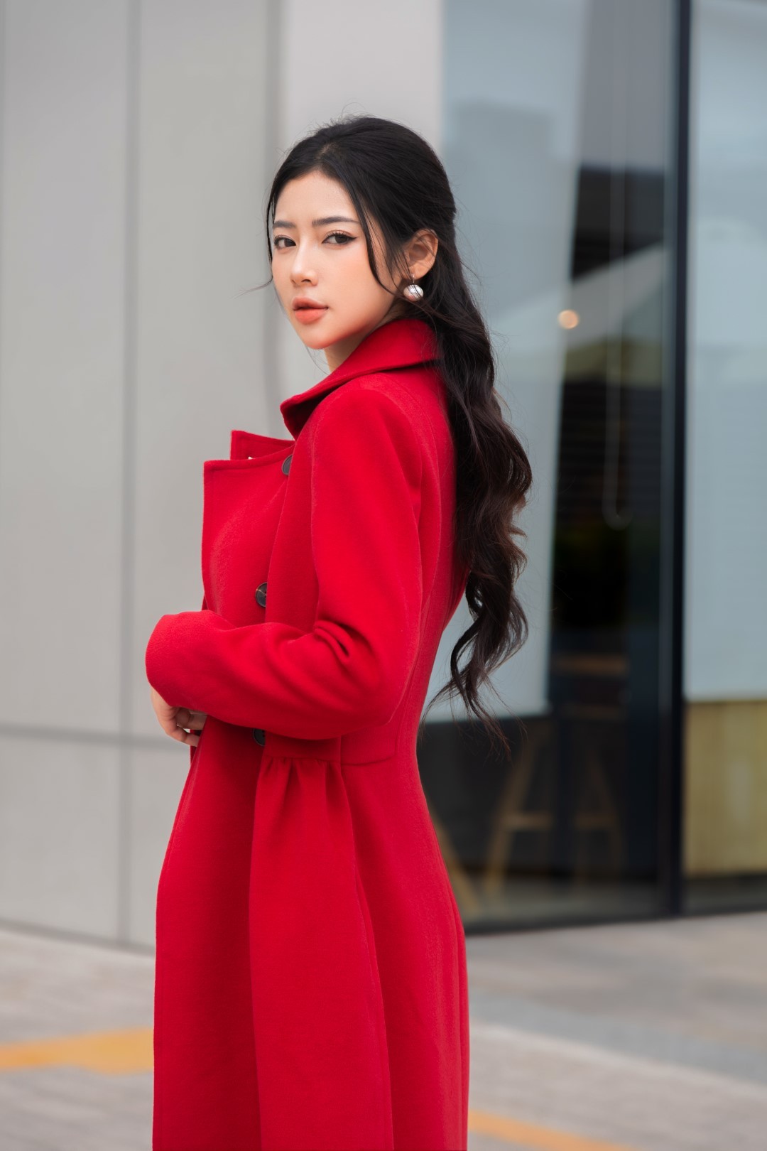 Áo khoác dạ nữ dáng váy xòe đẹp đông lãng mạn không lạnh - Thời trang -  Việt Giải Trí