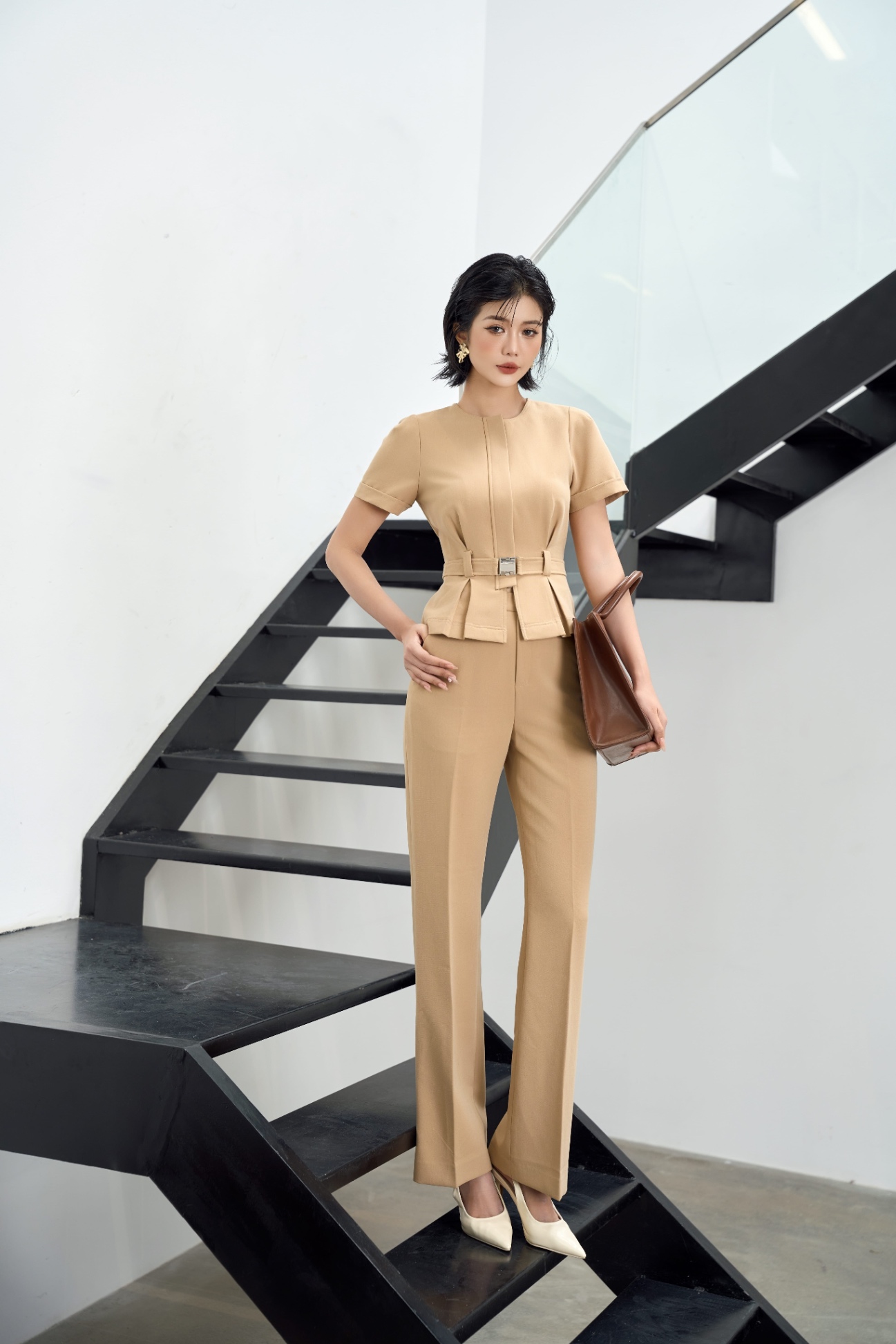 Áo vest croptop nữ 25SF26816142/SP2506