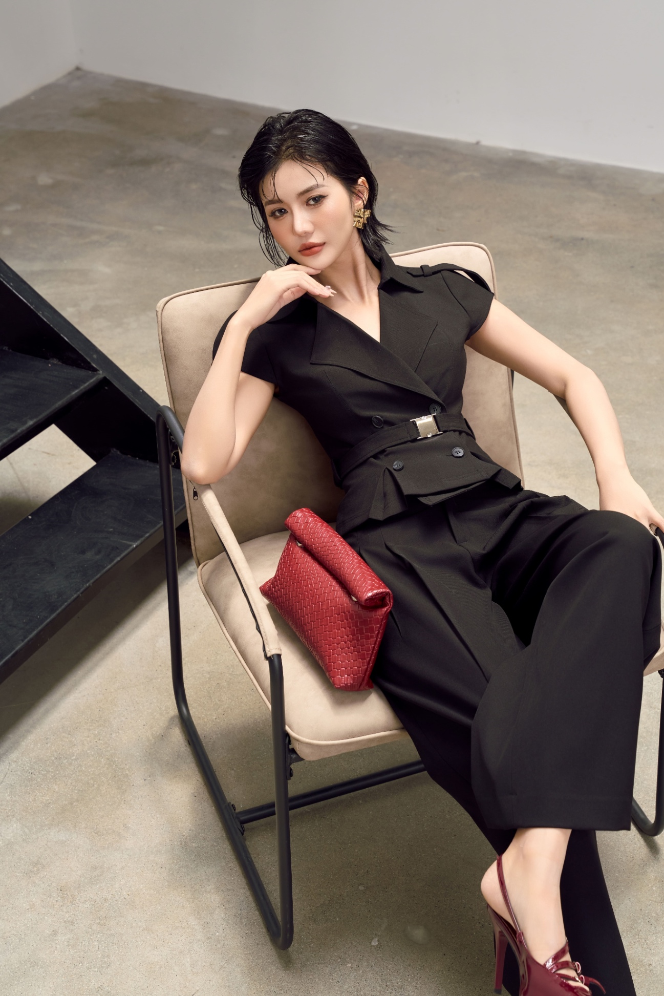 Áo vest croptop nữ 25HF6815171/SP2506