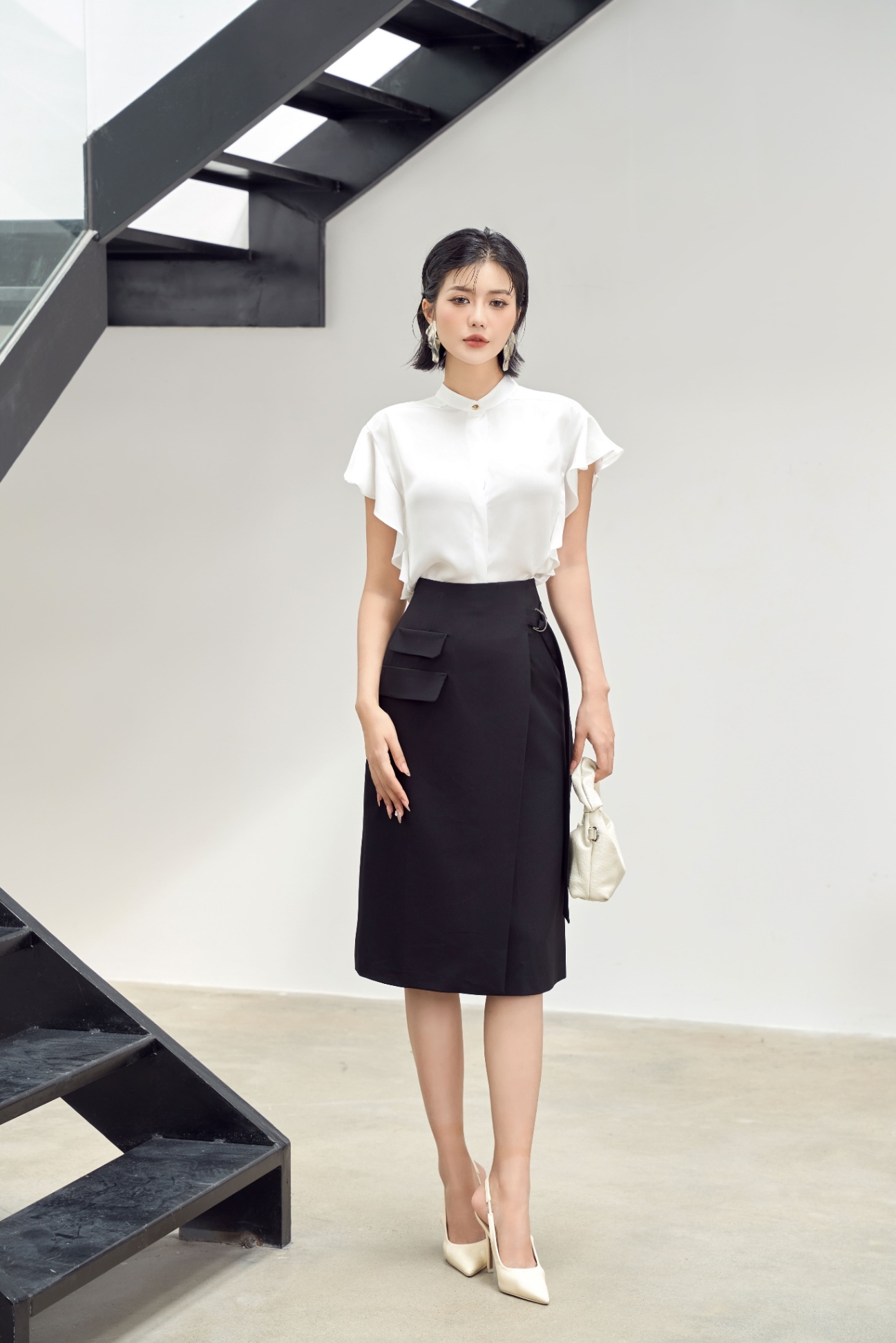 Chân váy A nữ 25MF36896095/SP2508