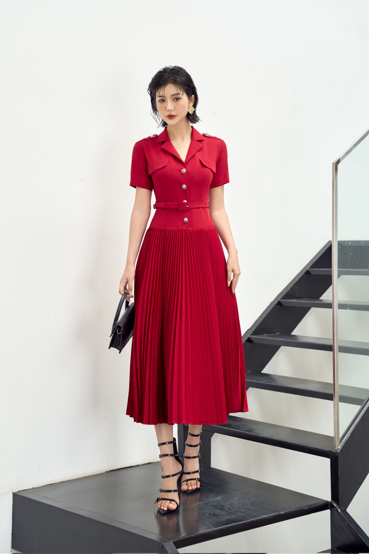 Đầm liền nữ 25LF3B6896081/SP2508