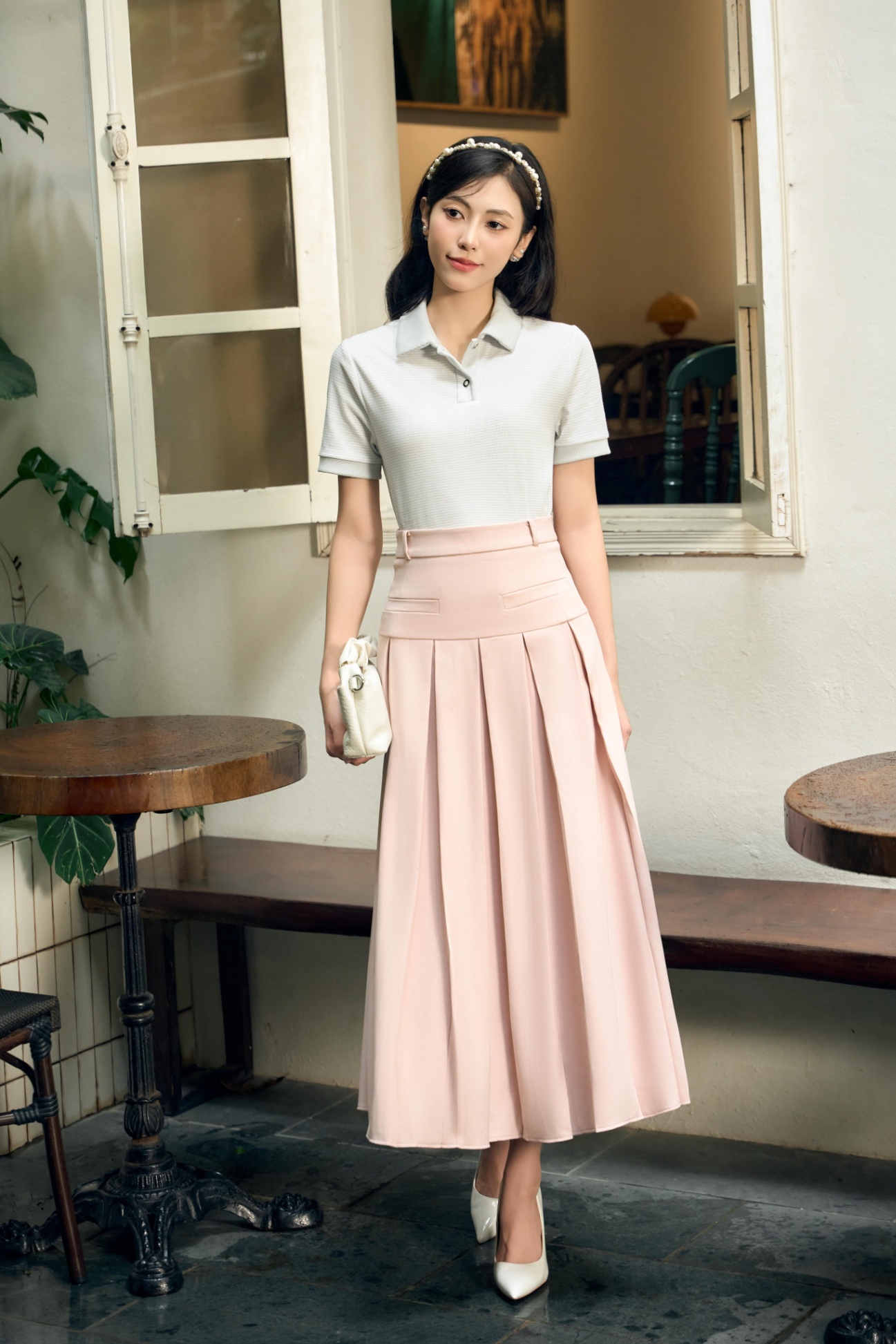 Áo Polo nữ NT 259PLSW046/FY2507