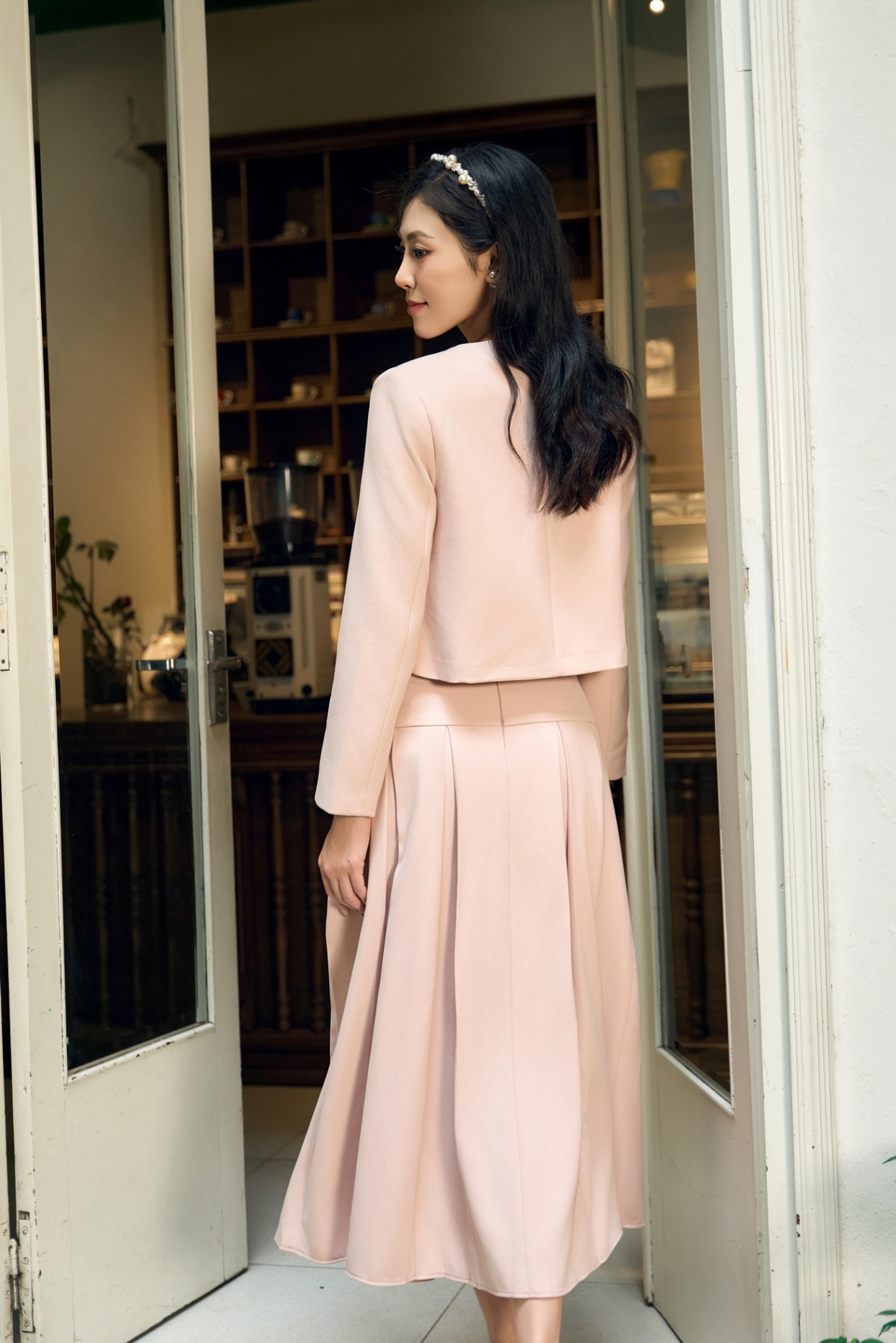 Chân váy nữ 24MF36896165 /SP2410 TP: 95% Polyester 5%spandex