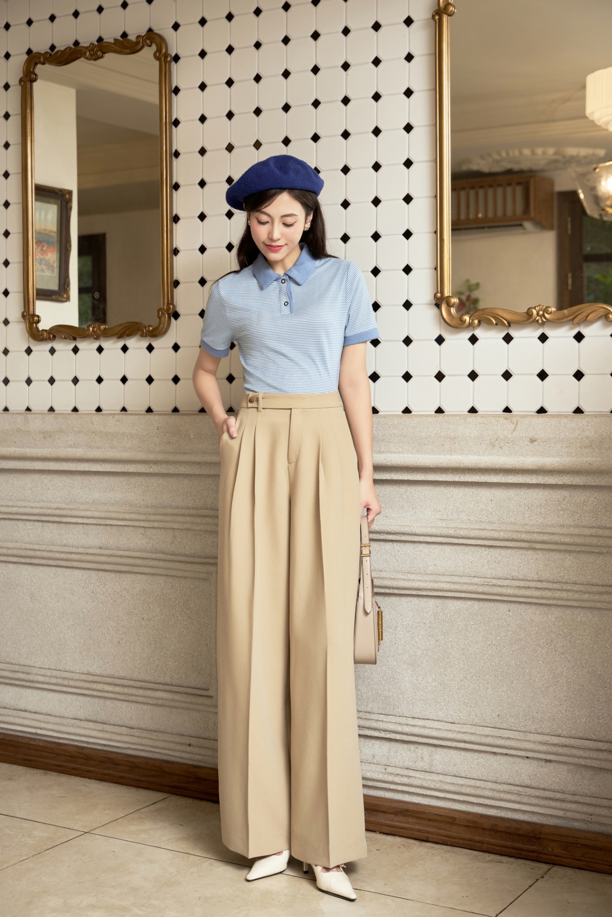 Áo Polo nữ NT 259PLSW046/FY2507