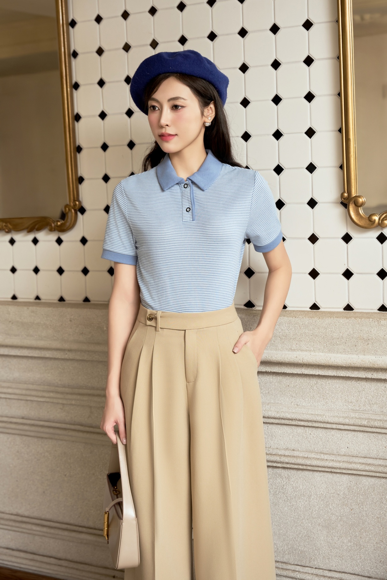Áo Polo nữ NT 259PLSW046/FY2507
