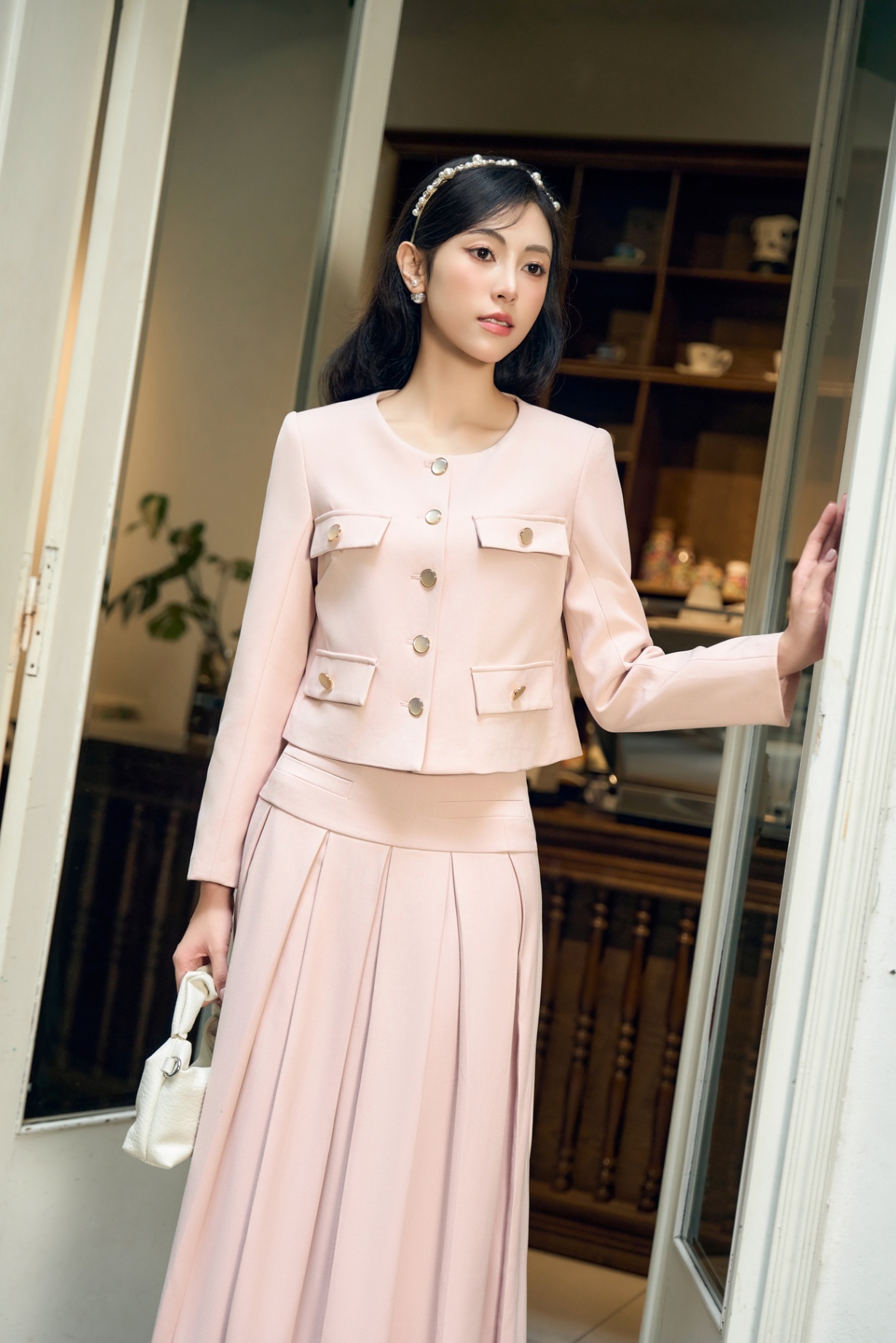 Chân váy nữ 24MF36896165 /SP2410 TP: 95% Polyester 5%spandex
