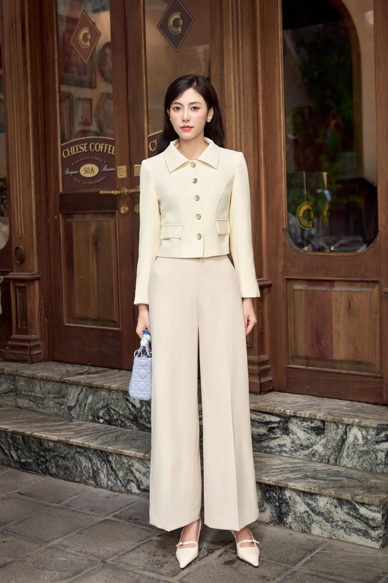 Áo khoác ngắn nữ 25HF6895163/SP2510