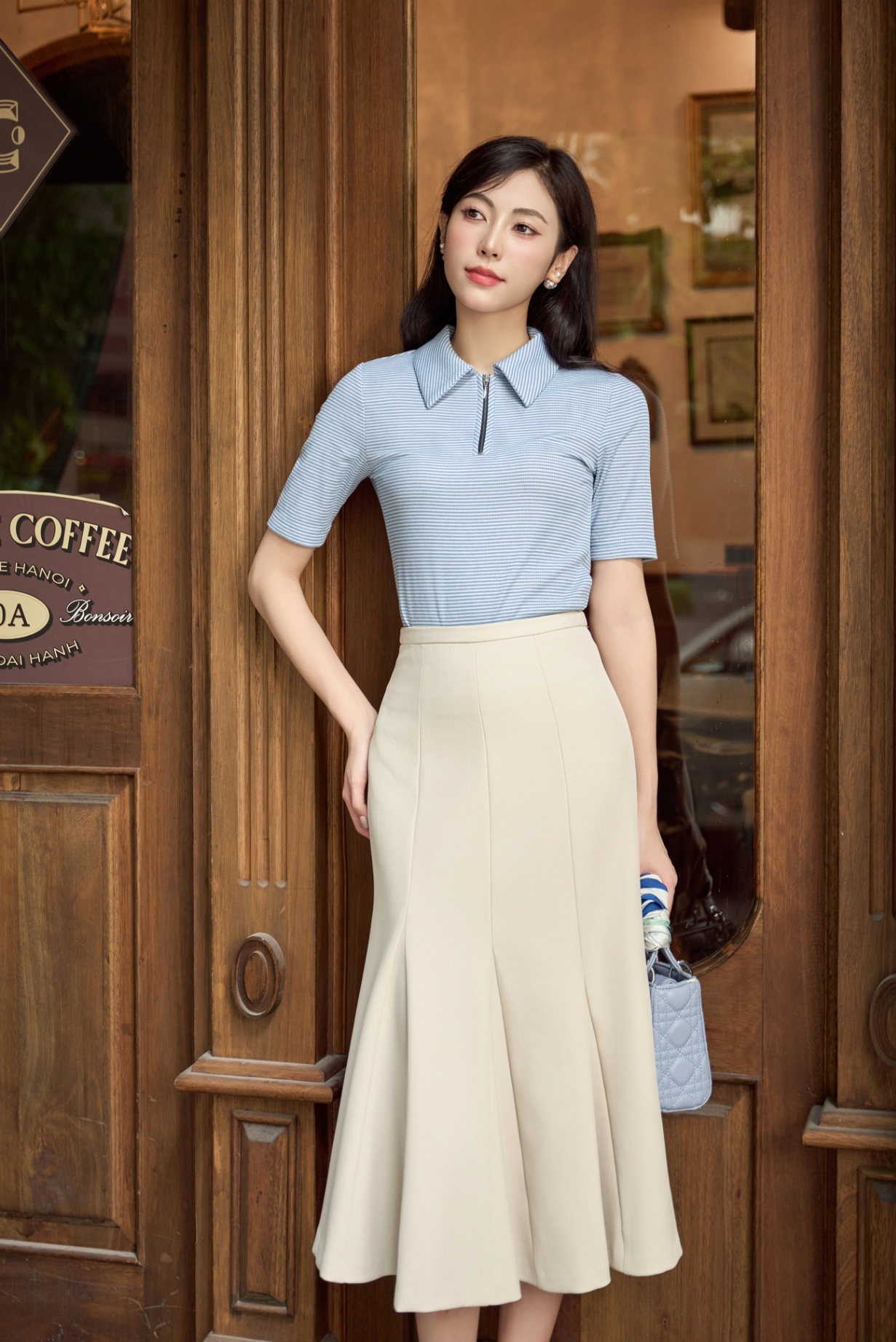 Chân váy đuôi cá nữ 24MF36818042/SP2402