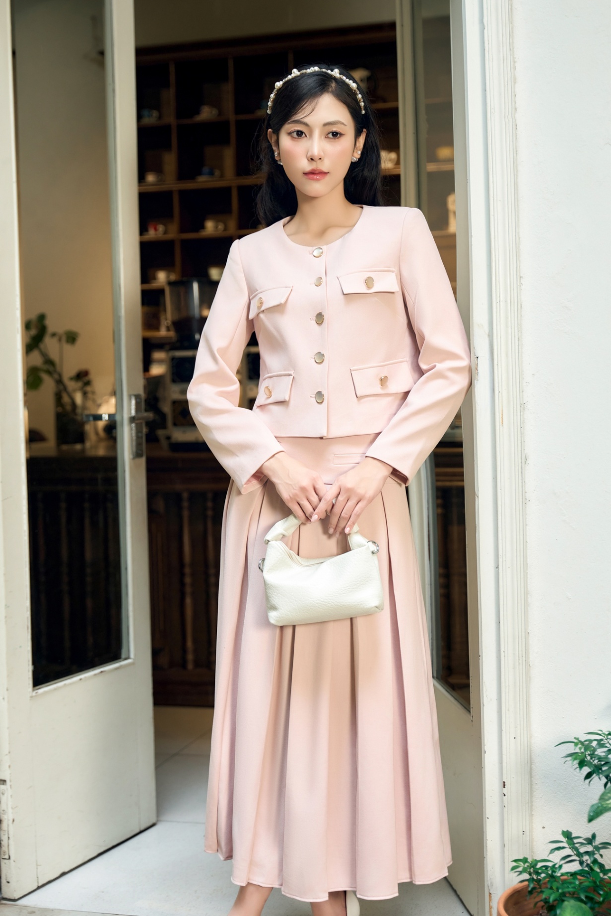 Chân váy nữ 24MF36896165 /SP2410 TP: 95% Polyester 5%spandex