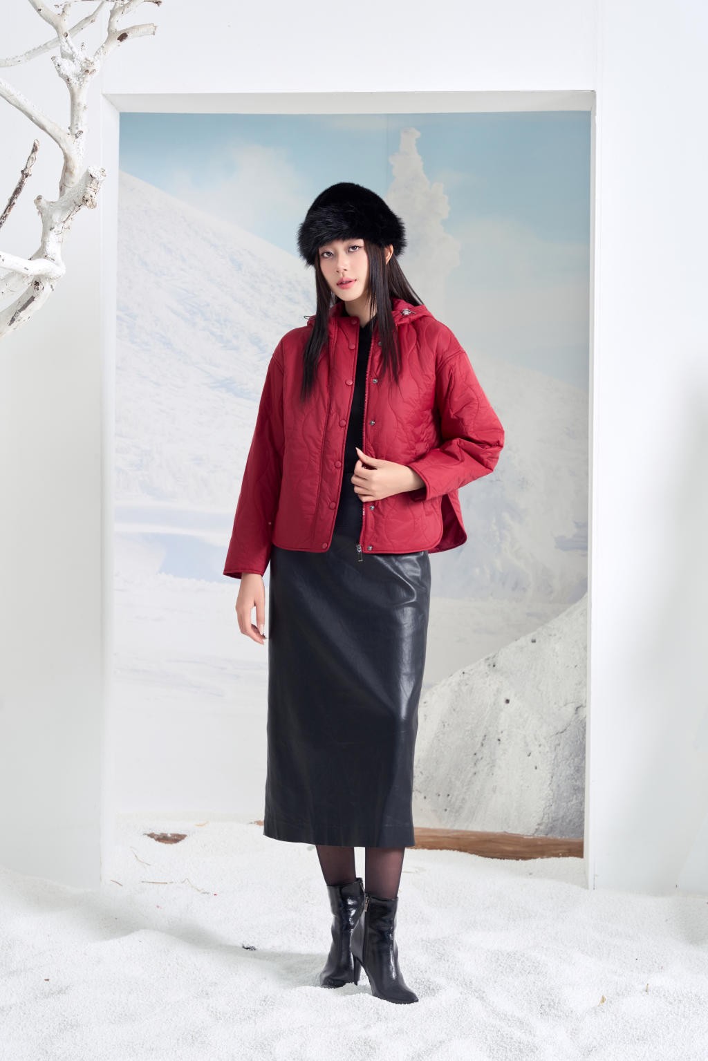 Áo Jacket nữ 3 lớp 251JWS3045/FY2505