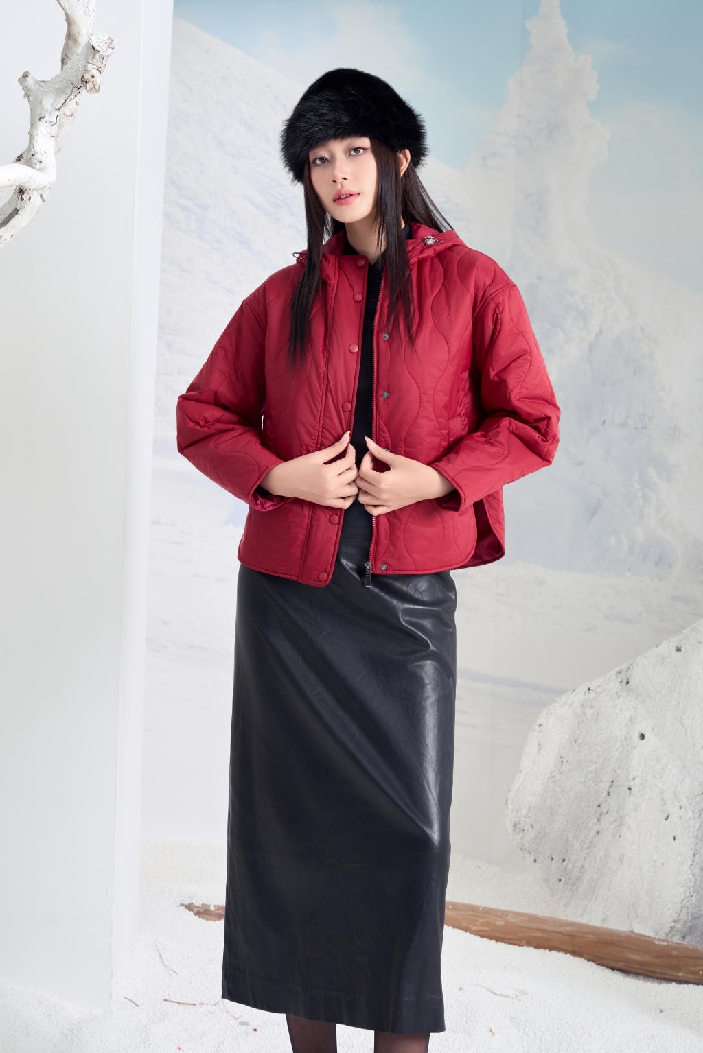 Áo Jacket nữ 3 lớp 251JWS3045/FY2505