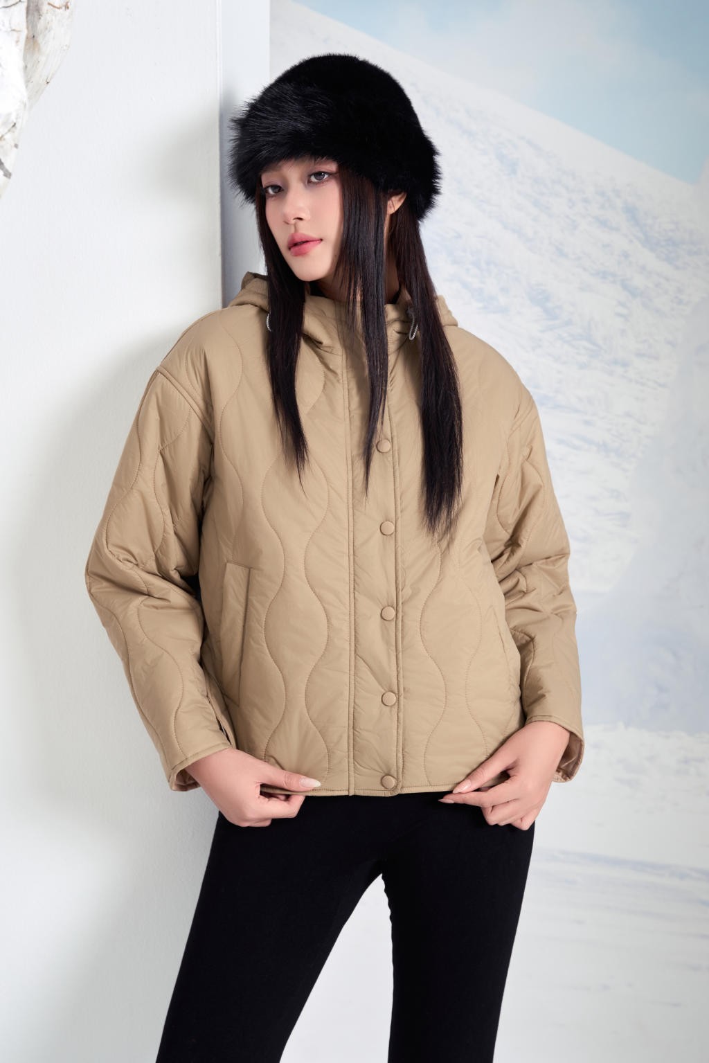 Áo Jacket nữ 3 lớp 251JWS3045/FY2505