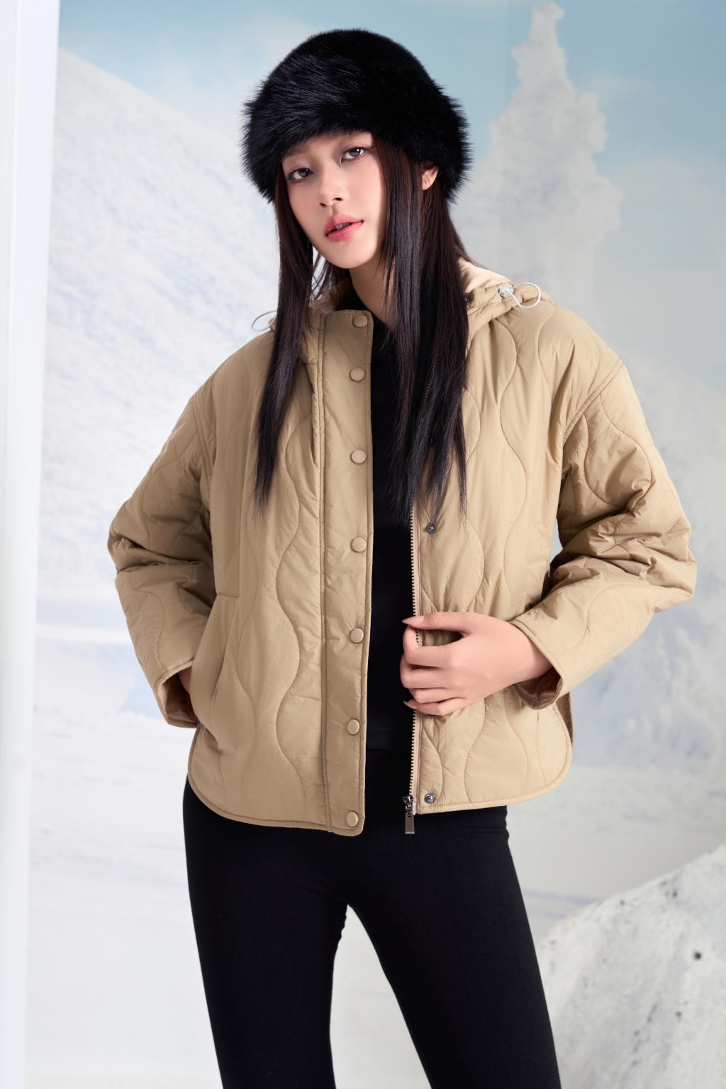 Áo Jacket nữ 3 lớp 251JWS3045/FY2505