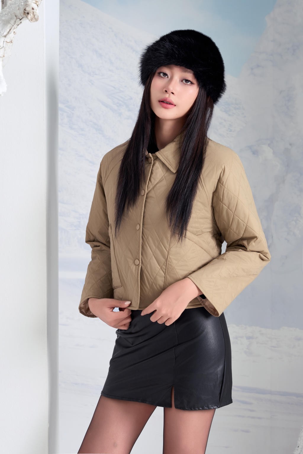 Áo Jacket nữ 3 lớp 251JWS3044/FY2505